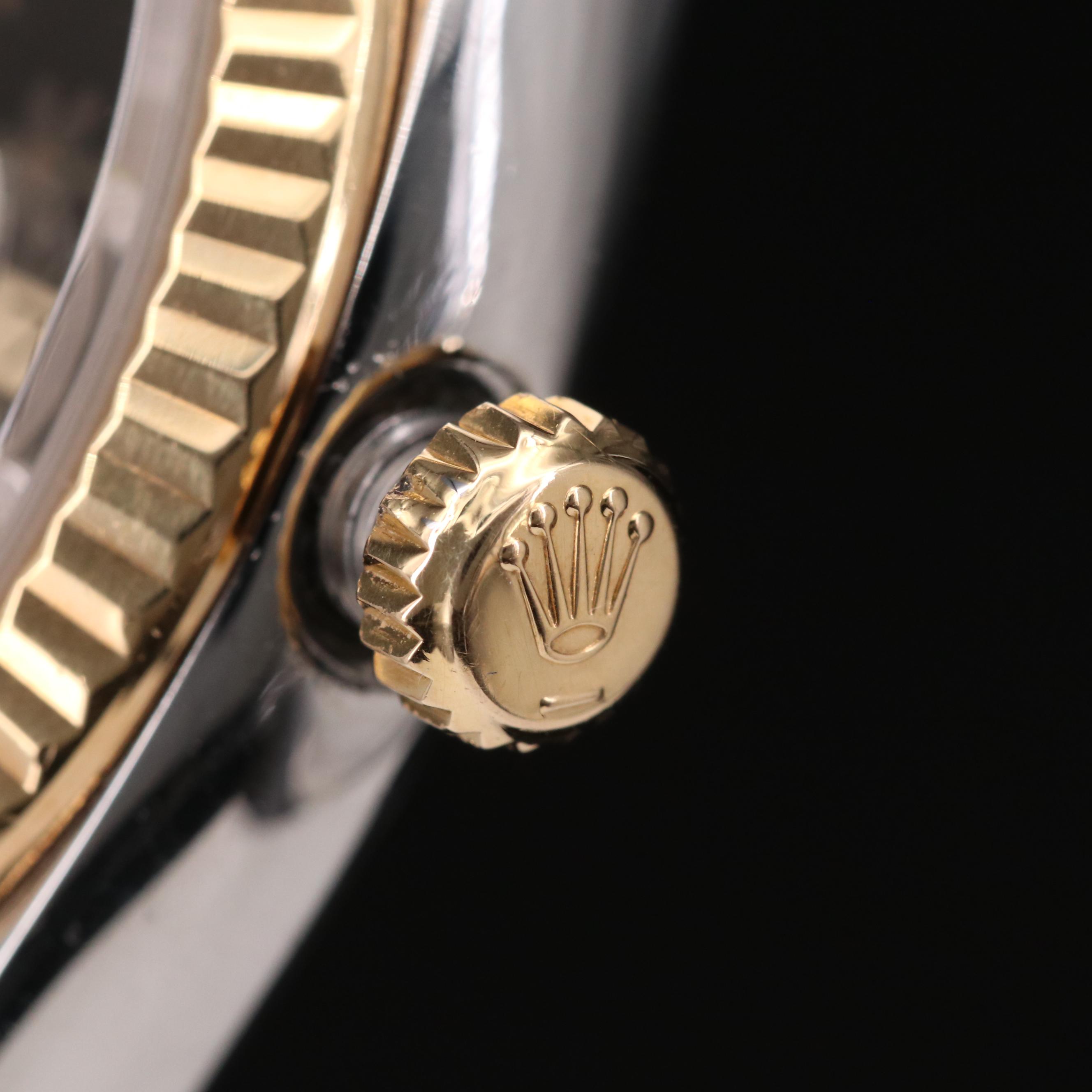 Rolex Datejust 18K Gold and Stainless Steel Watch, 2006