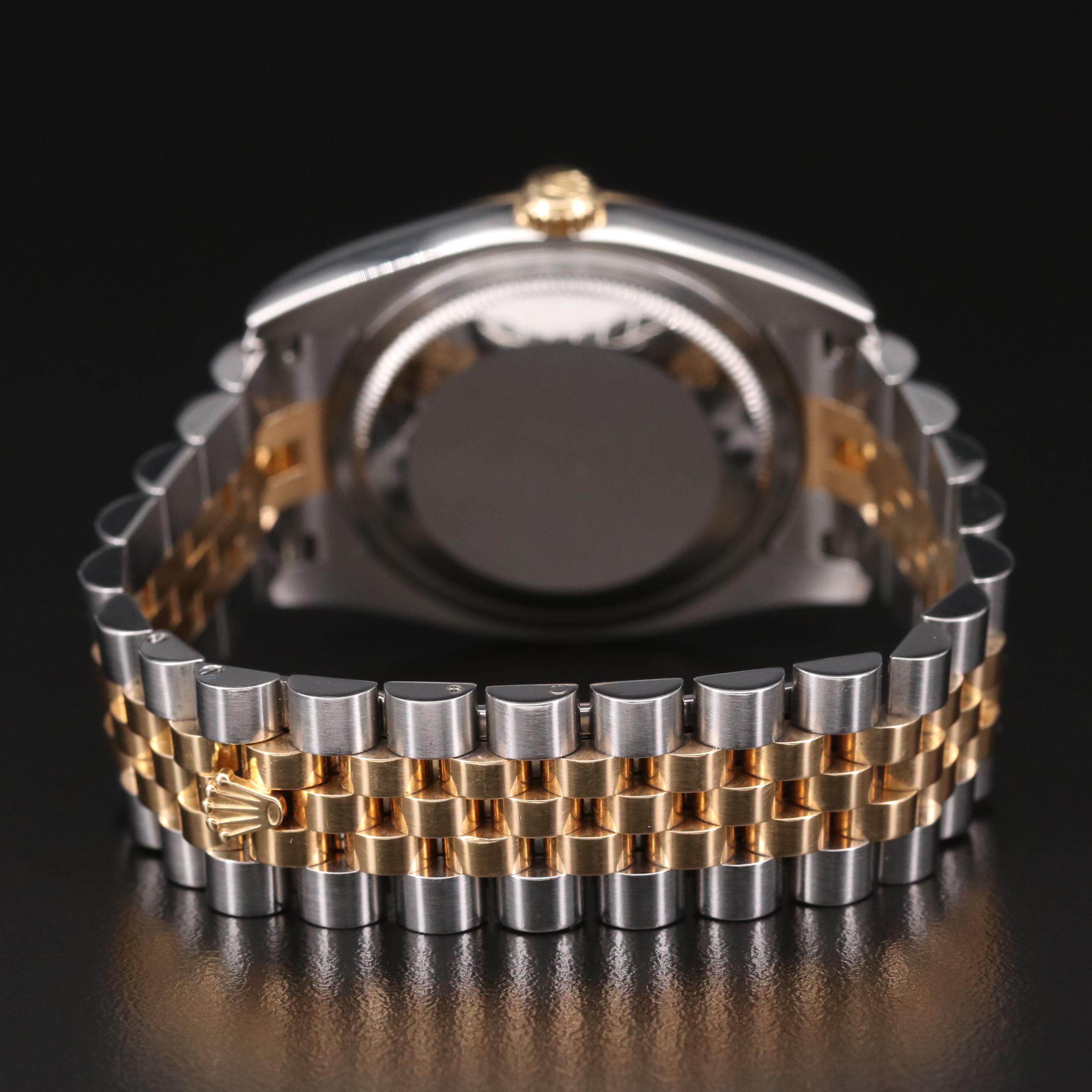 Rolex Datejust 18K Gold and Stainless Steel Watch, 2006