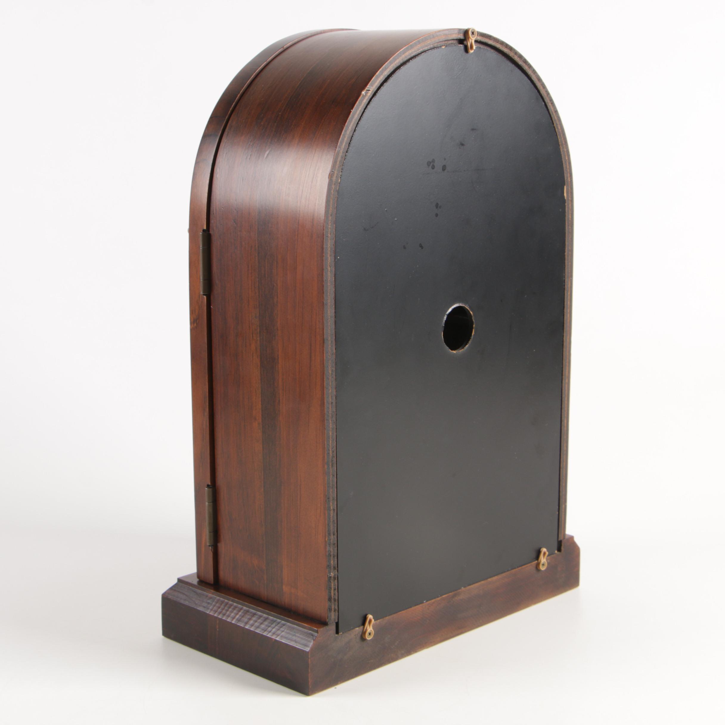 Ethan Allen Westminster Chime Clock With Pendulum and Key, 1940s