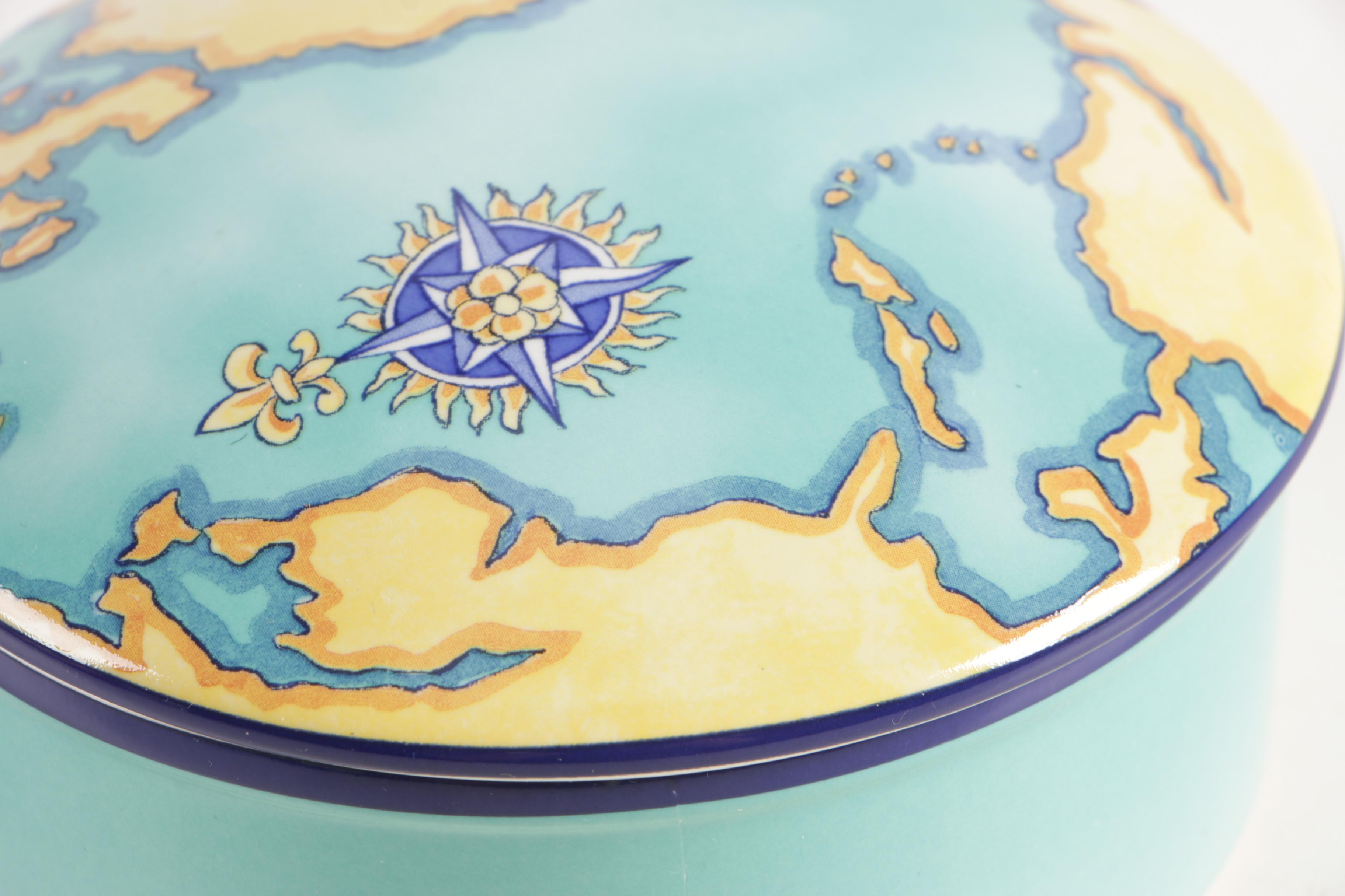 Tiffany & Co. For Tauk "World Discovery" Decorative Box