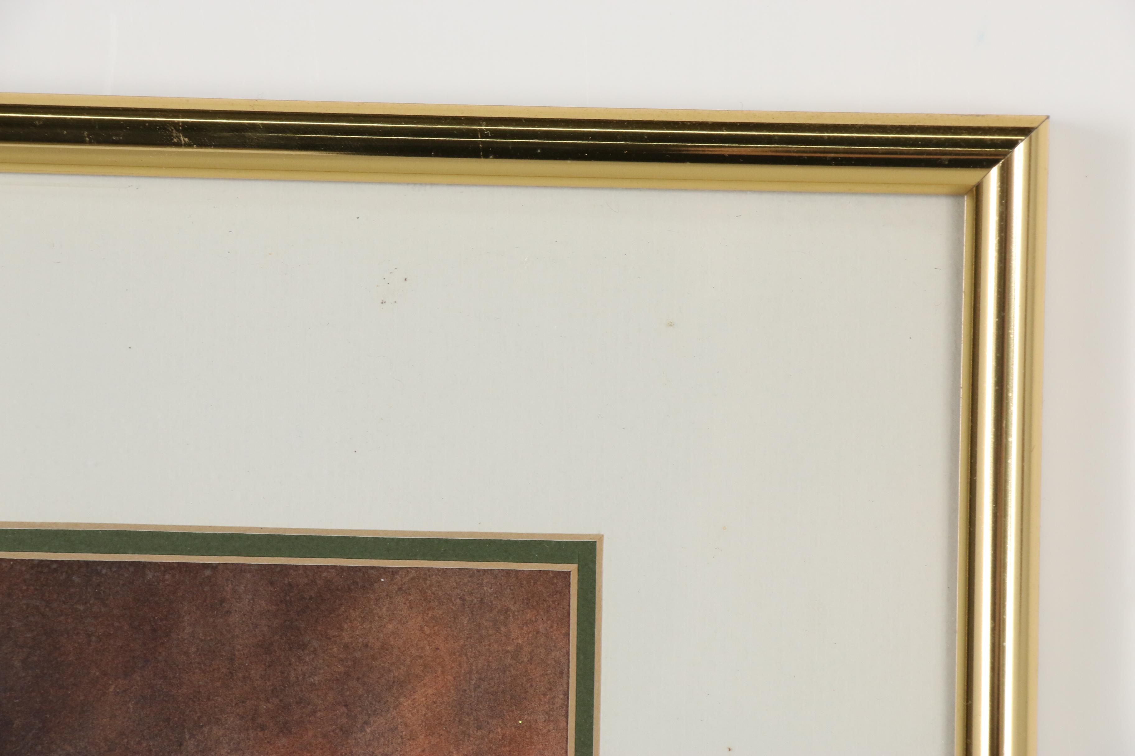 Lee McCullough Garden Watercolor Painting