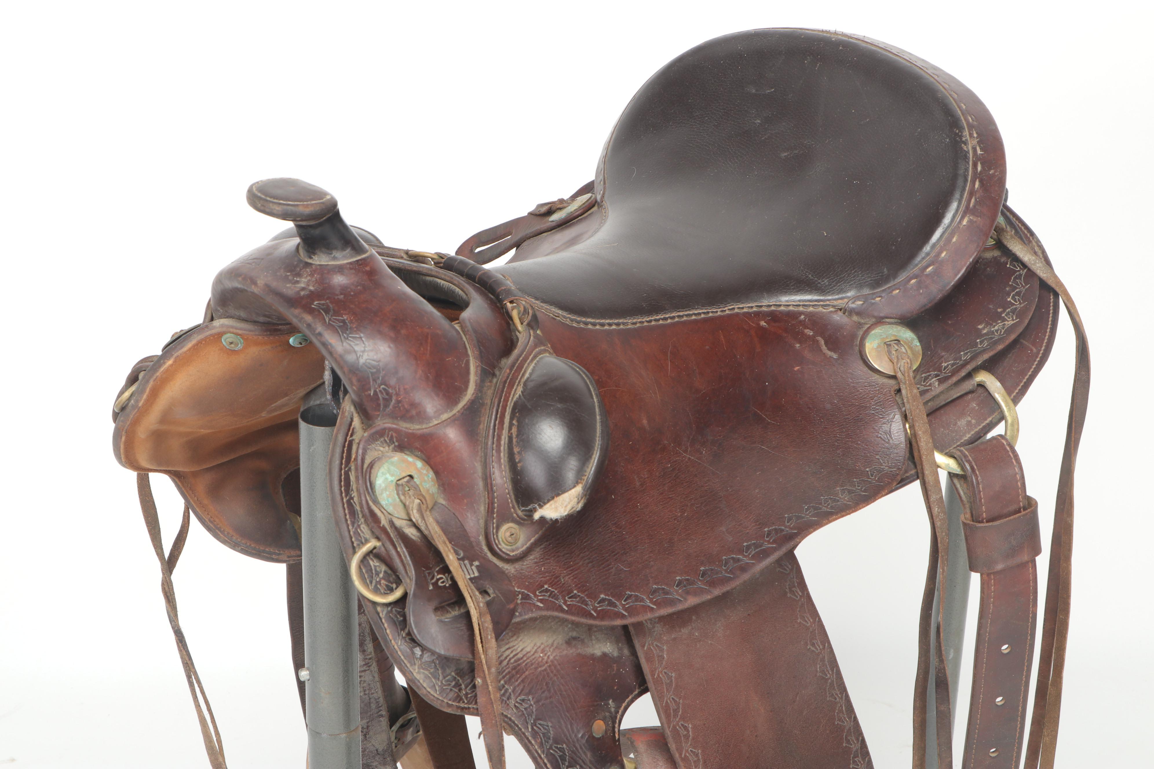 Parelli Dark Brown Equiflex Western Saddle