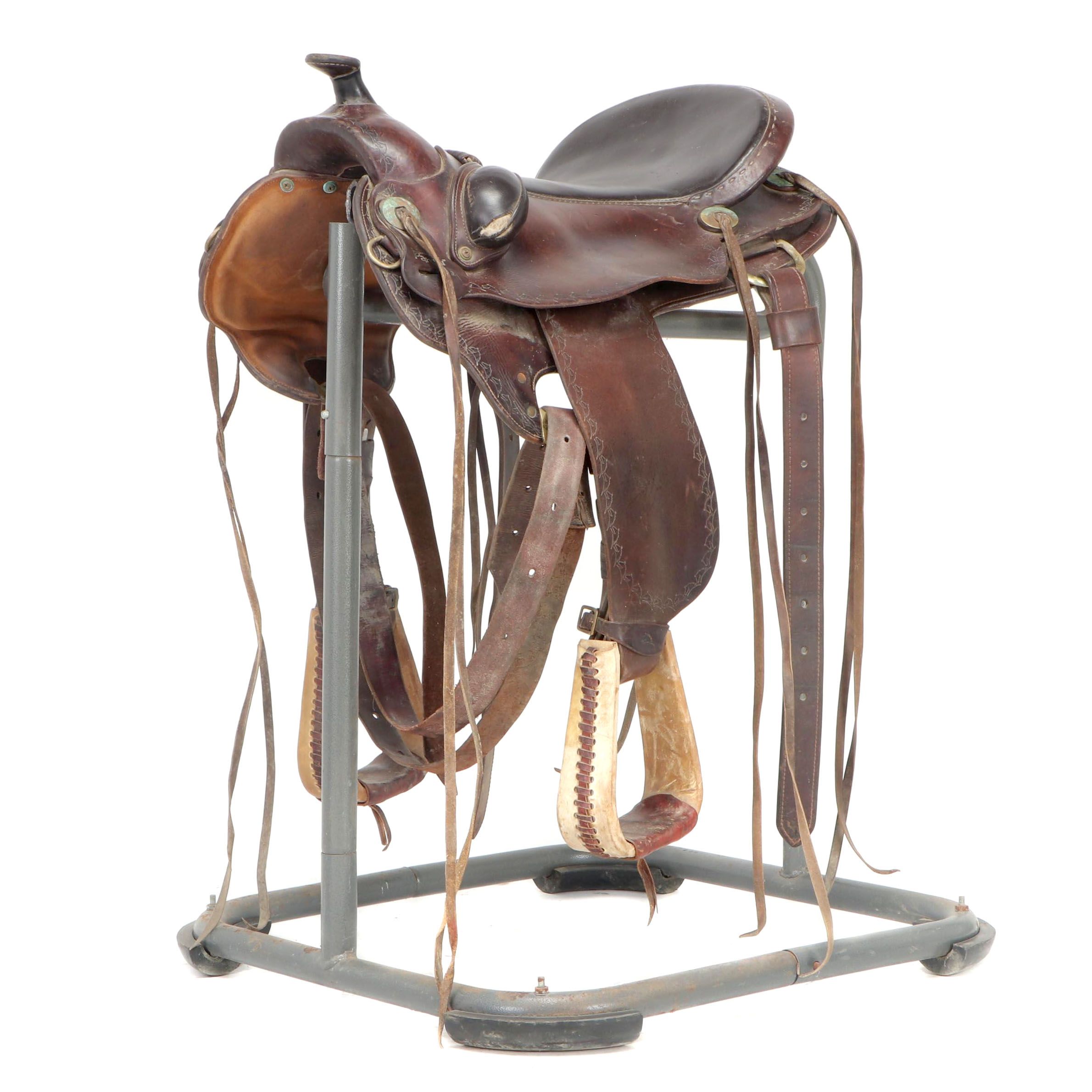 Parelli Dark Brown Equiflex Western Saddle