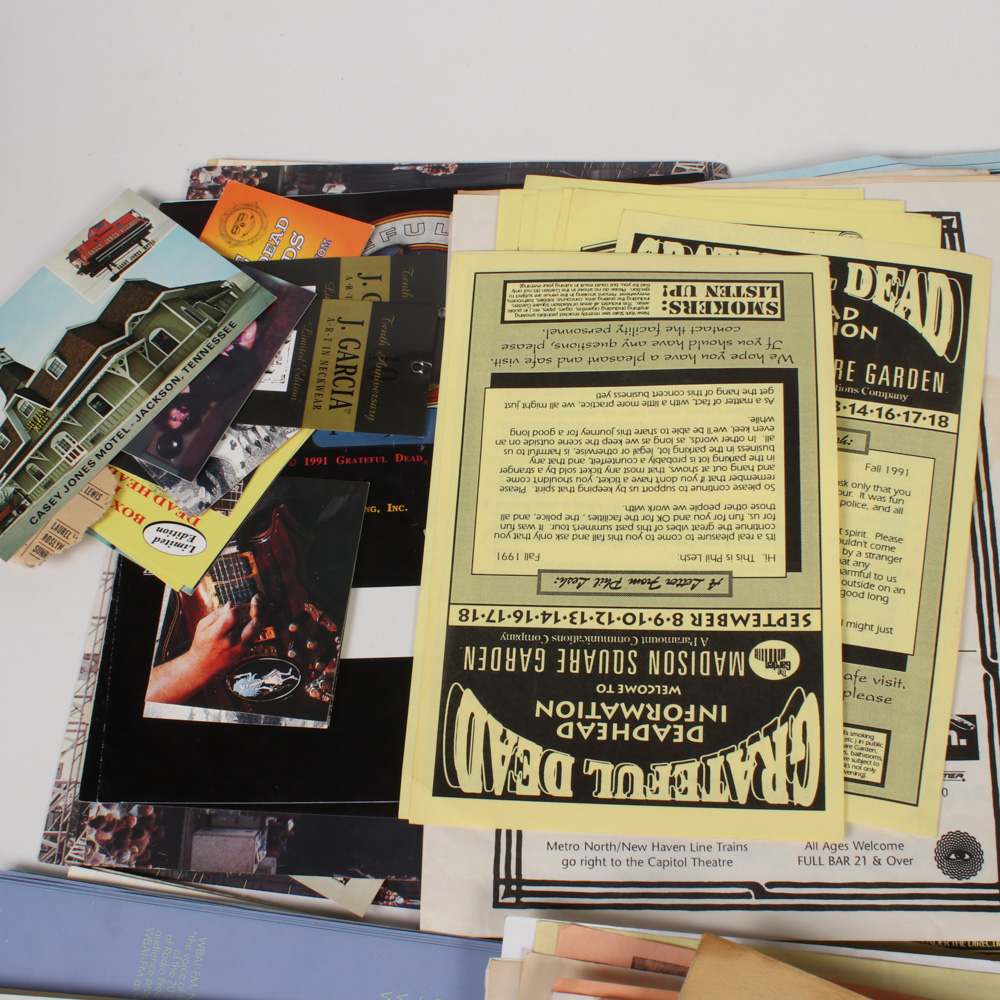 Grateful Dead Fan Club Memorabilia Collection