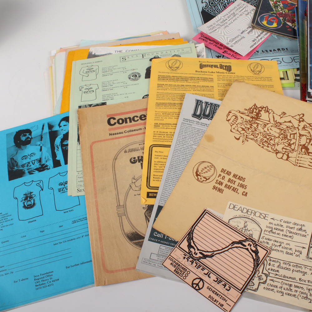 Grateful Dead Fan Club Memorabilia Collection