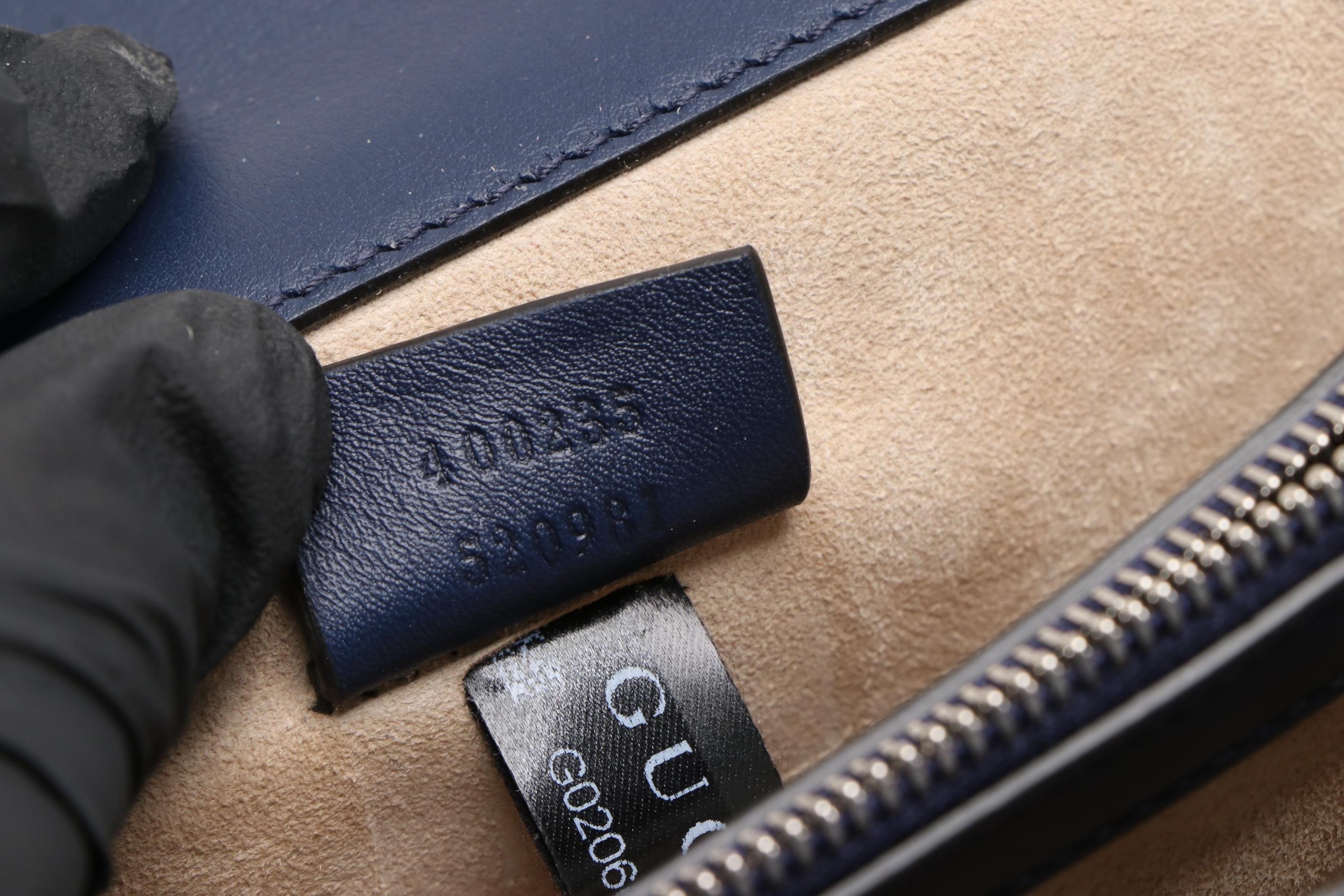 Gucci Red, White and Blue Cubic Python Dionysus Medium Shoulder Bag