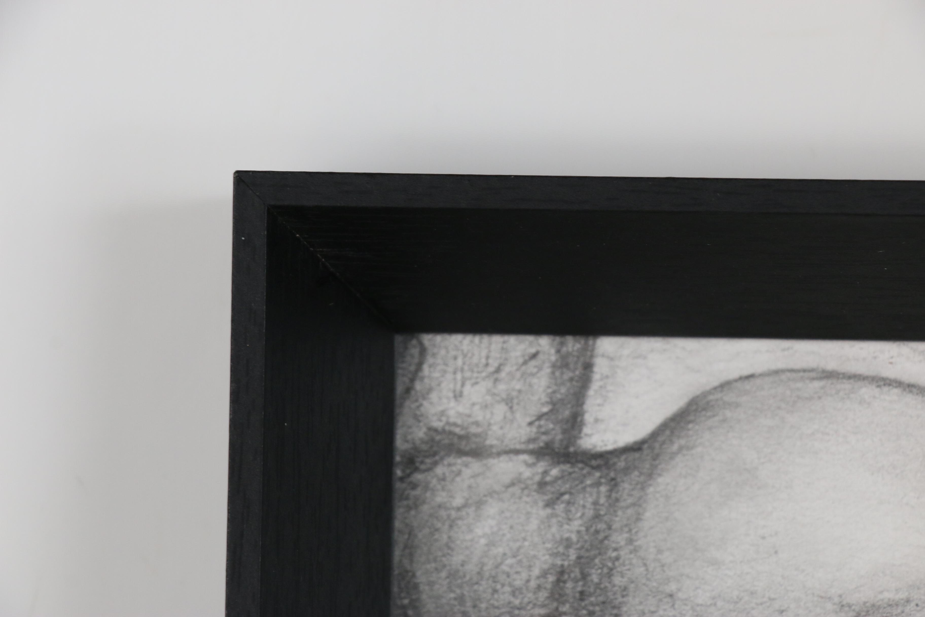 Kevin Ford Male Nude Charcoal Drawing