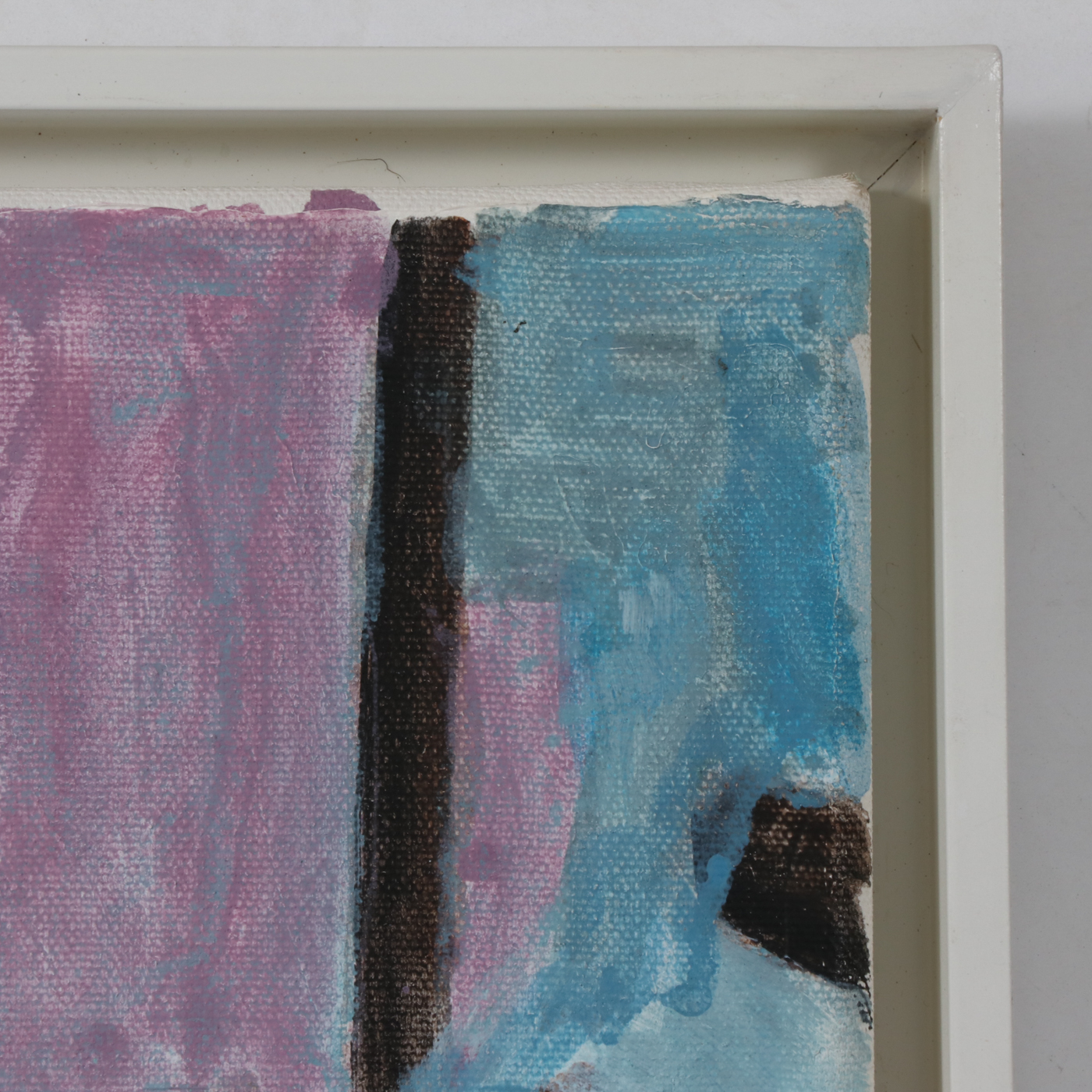 Jen Pang Abstract Oil Painting of Woman with Guitar