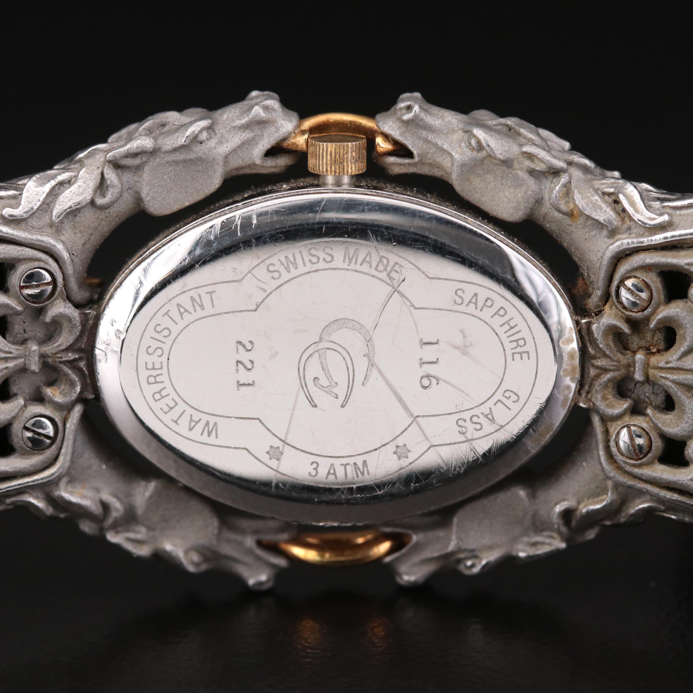 18K Gold and Titanium Carrera Y Carrera Horses Quartz Watch