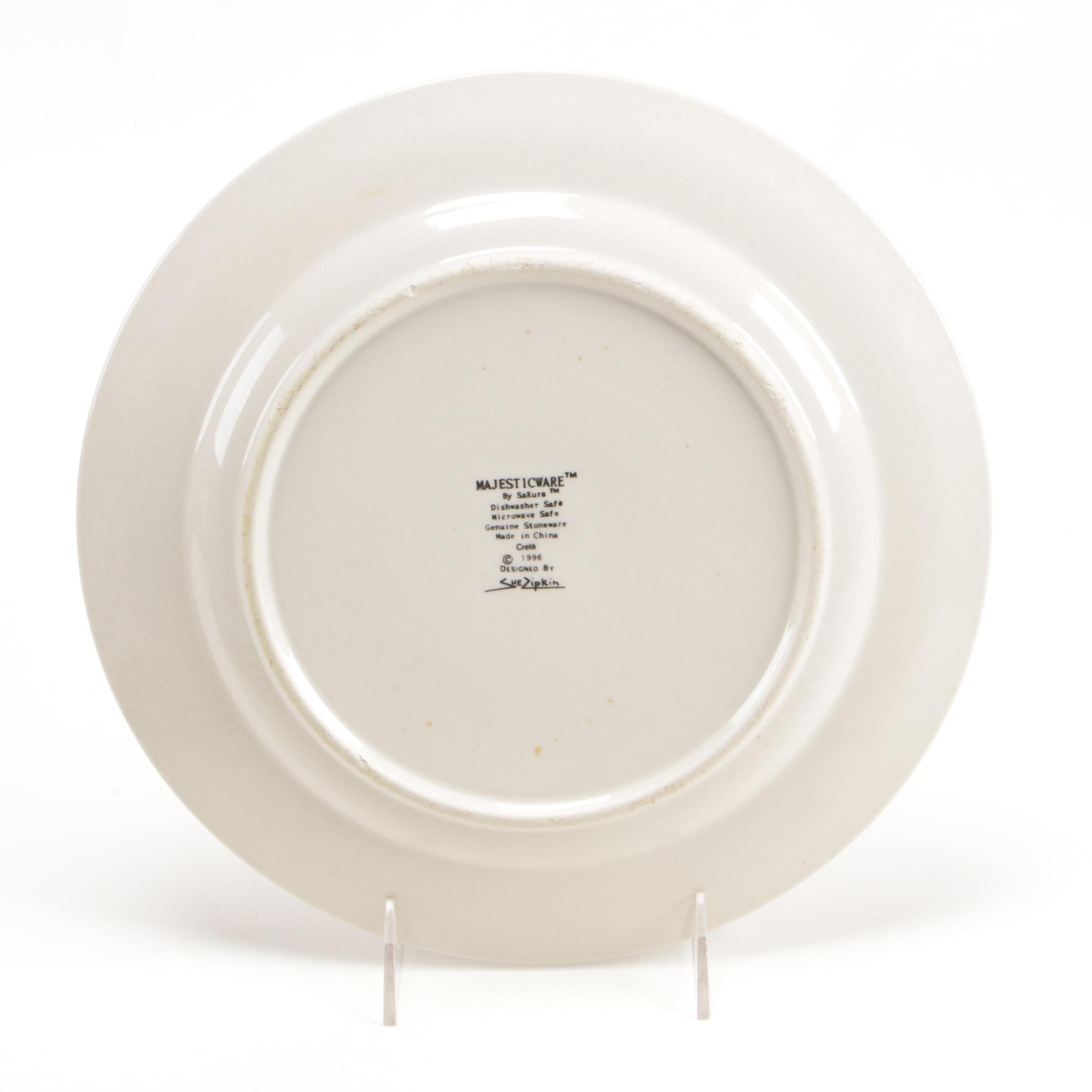 Majesticware by Sakura "Crete" Dinnerware Designed by Sue Zipkin