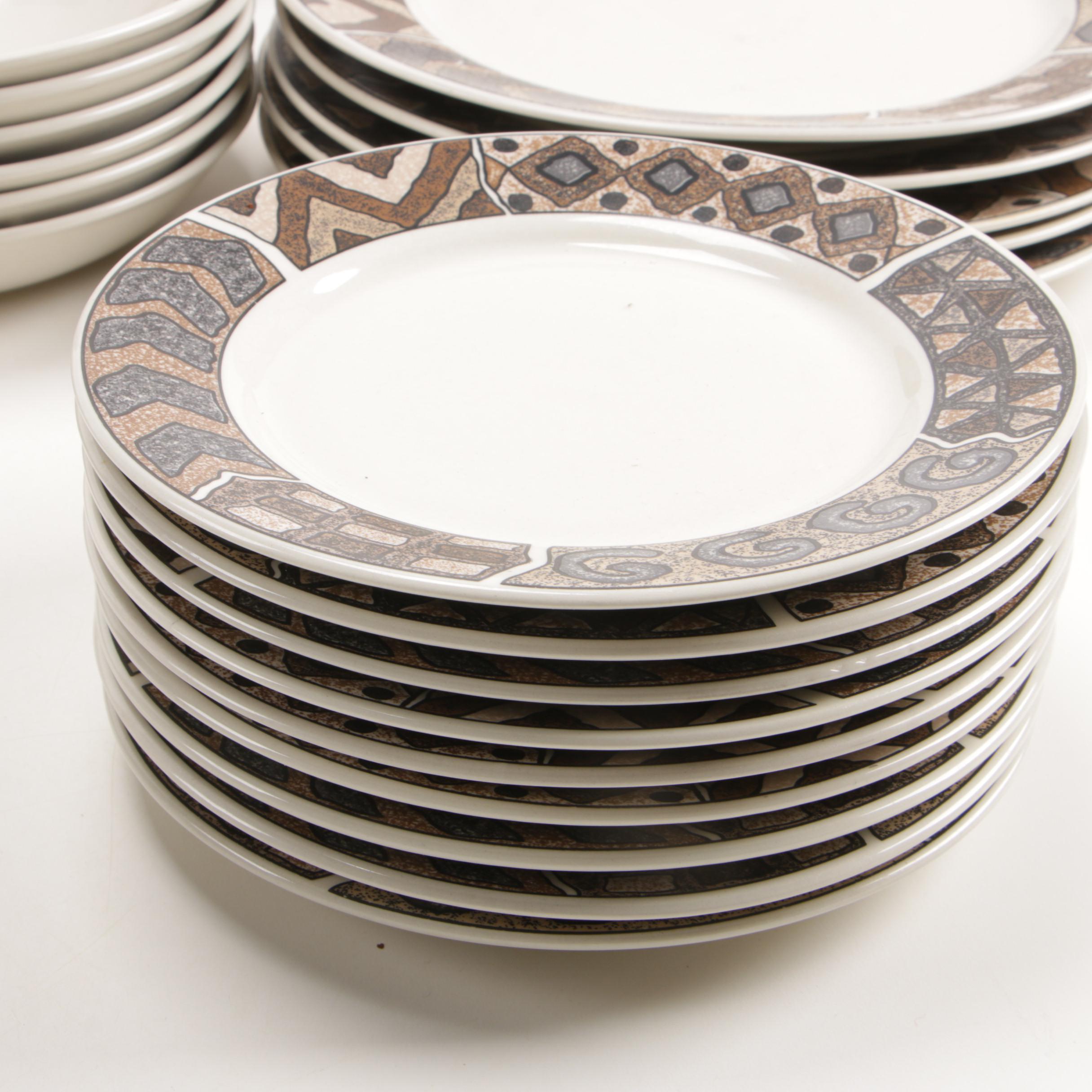 Majesticware by Sakura "Crete" Dinnerware Designed by Sue Zipkin