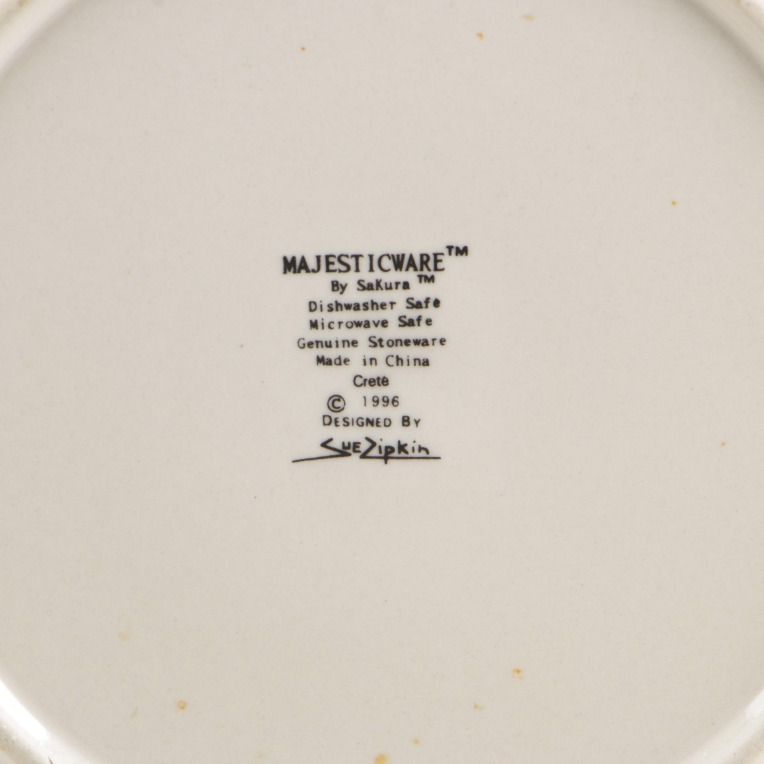 Majesticware by Sakura "Crete" Dinnerware Designed by Sue Zipkin