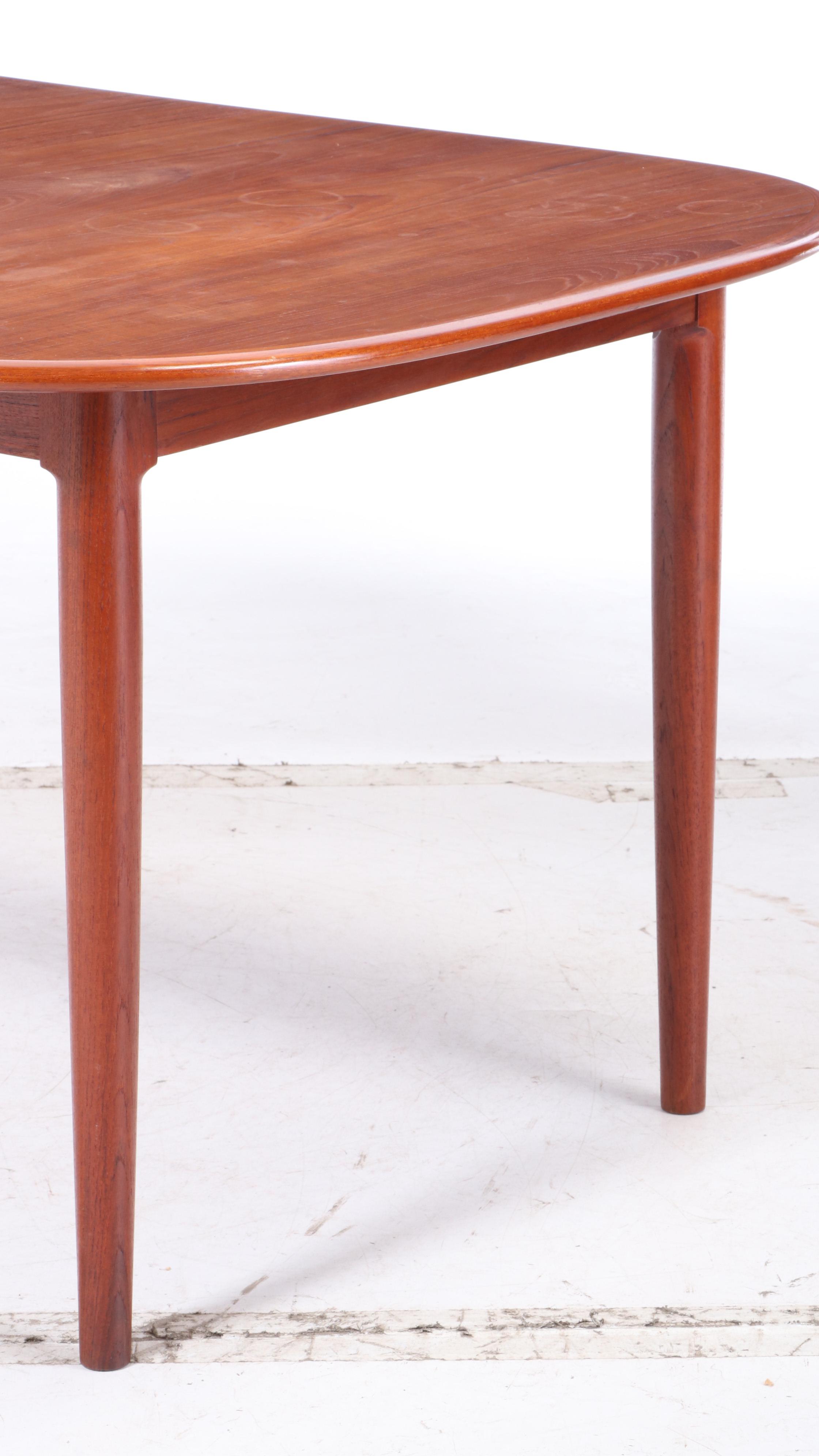 Danish Modern Teak Dining Table and Chairs