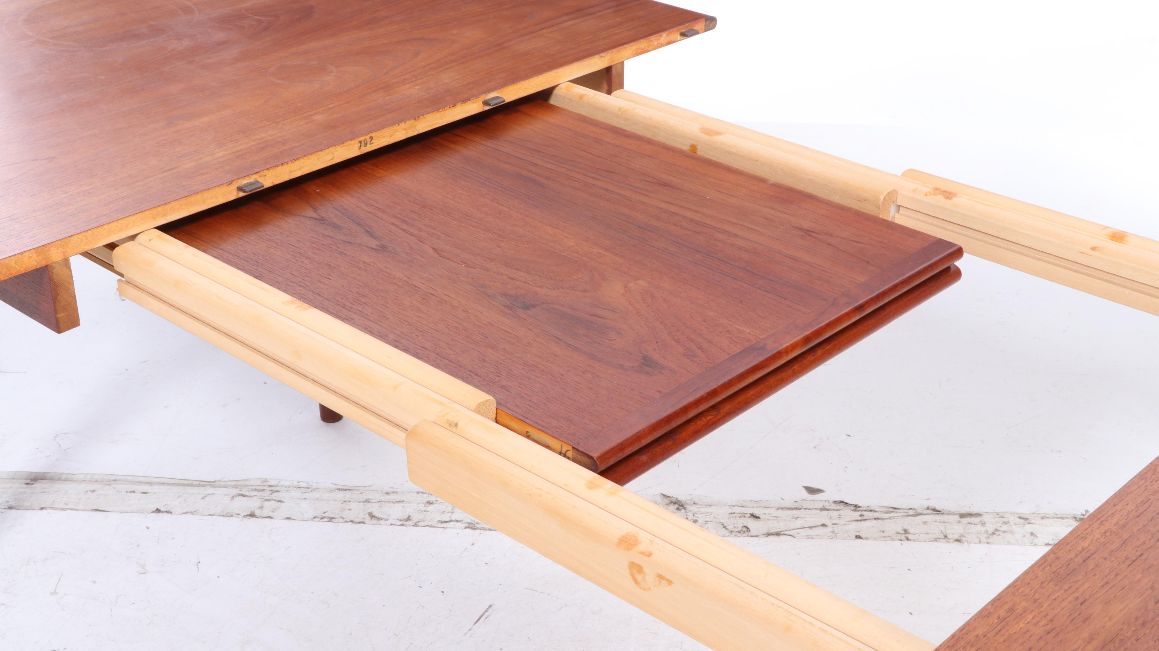 Danish Modern Teak Dining Table and Chairs