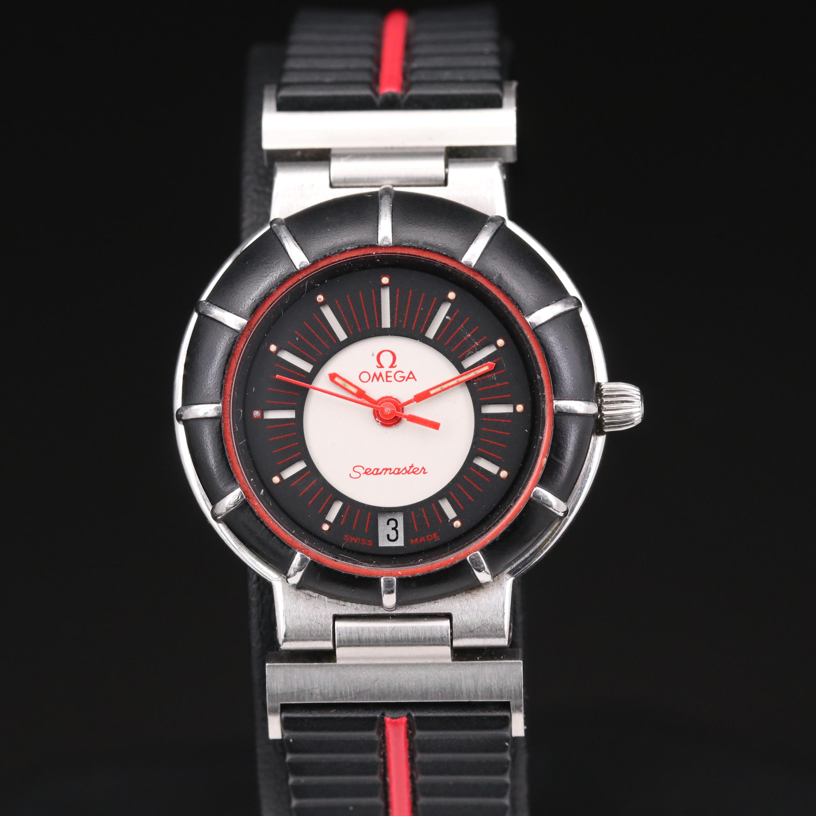 Omega Seamaster Dynamic Stainless Steel Quartz Watch