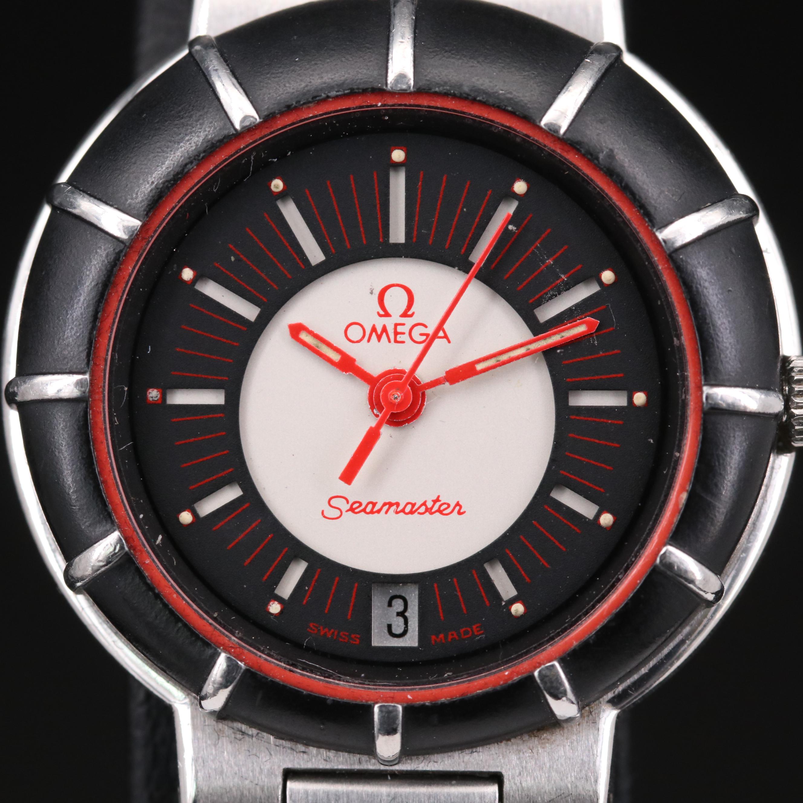 Omega Seamaster Dynamic Stainless Steel Quartz Watch