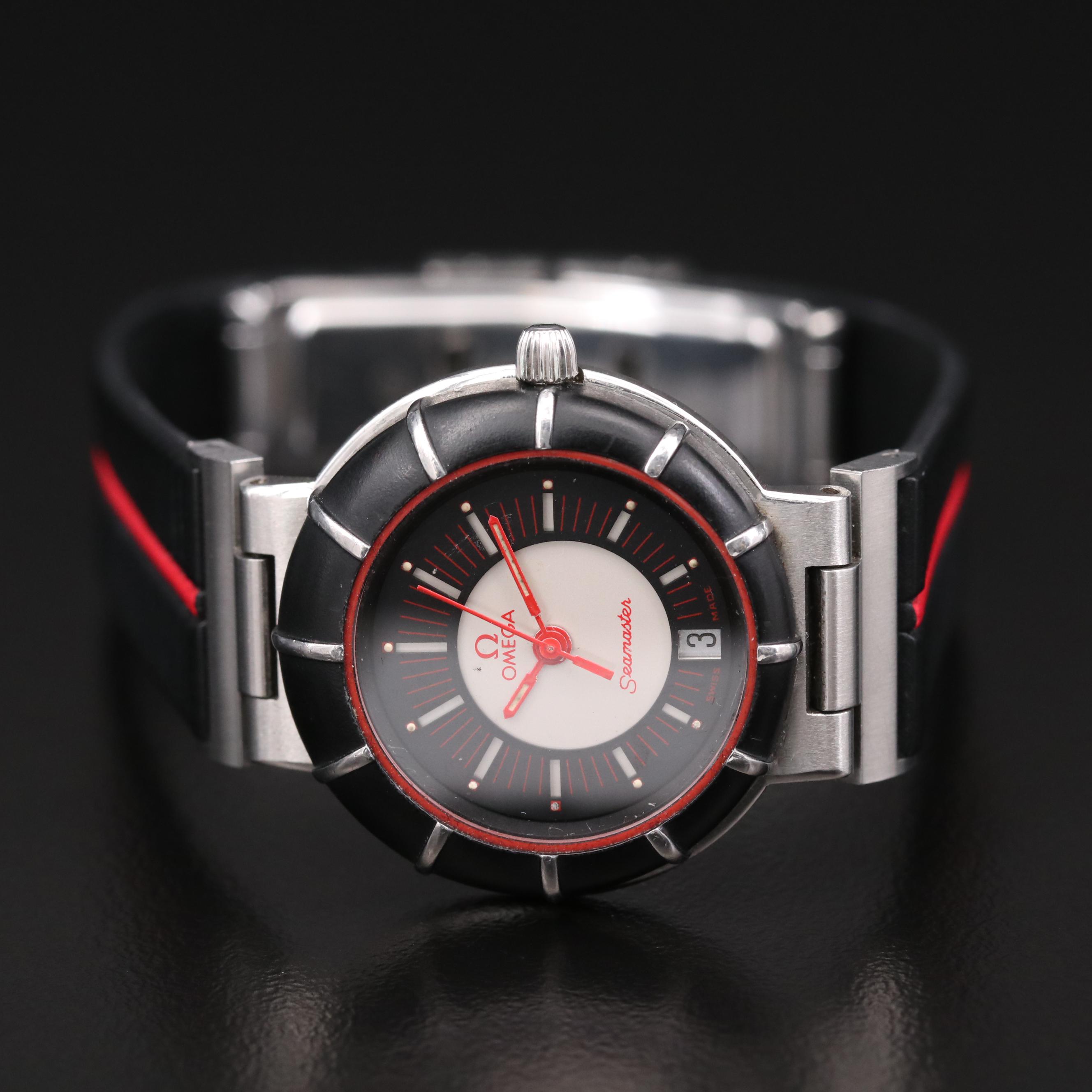 Omega Seamaster Dynamic Stainless Steel Quartz Watch