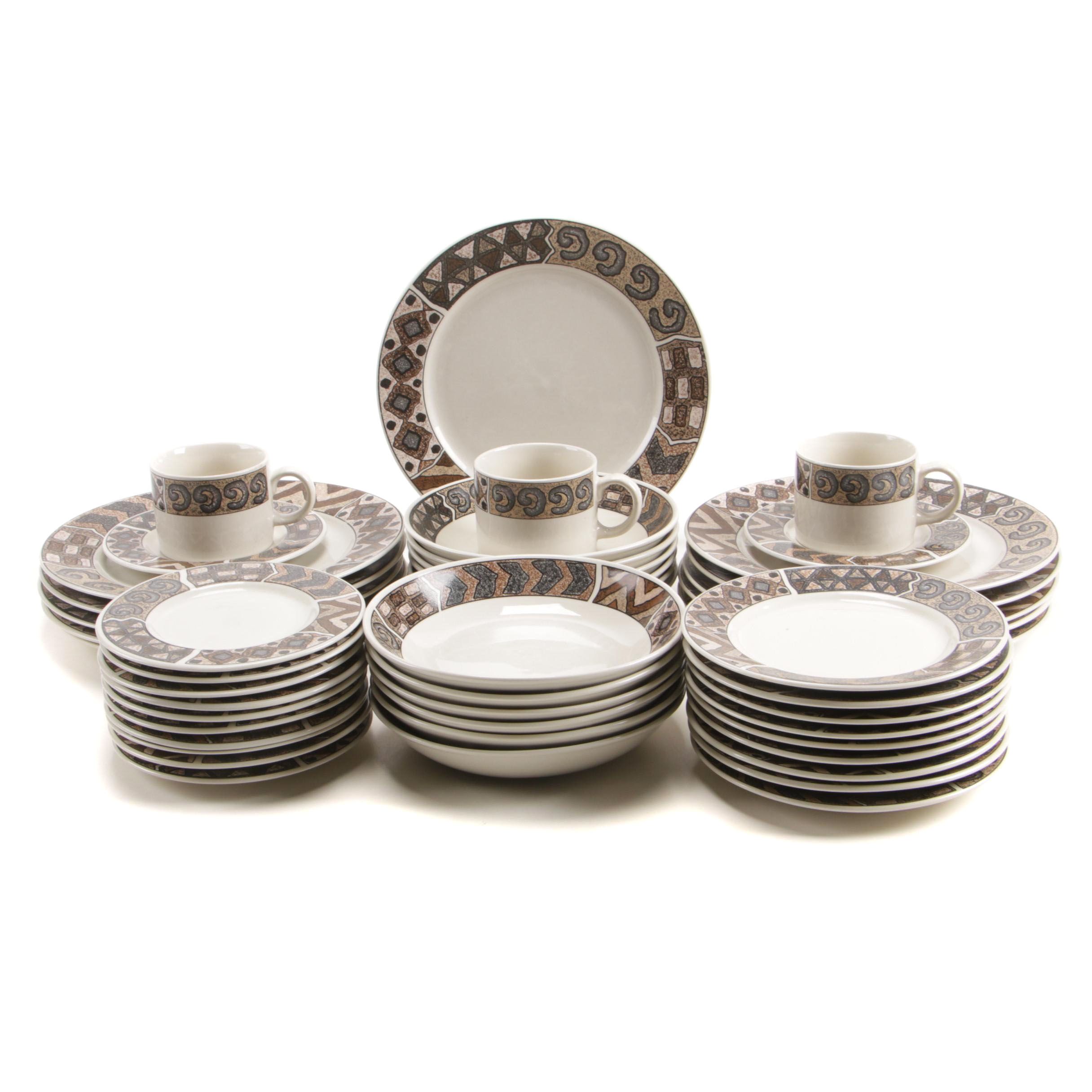 Majesticware by Sakura "Crete" Dinnerware Designed by Sue Zipkin