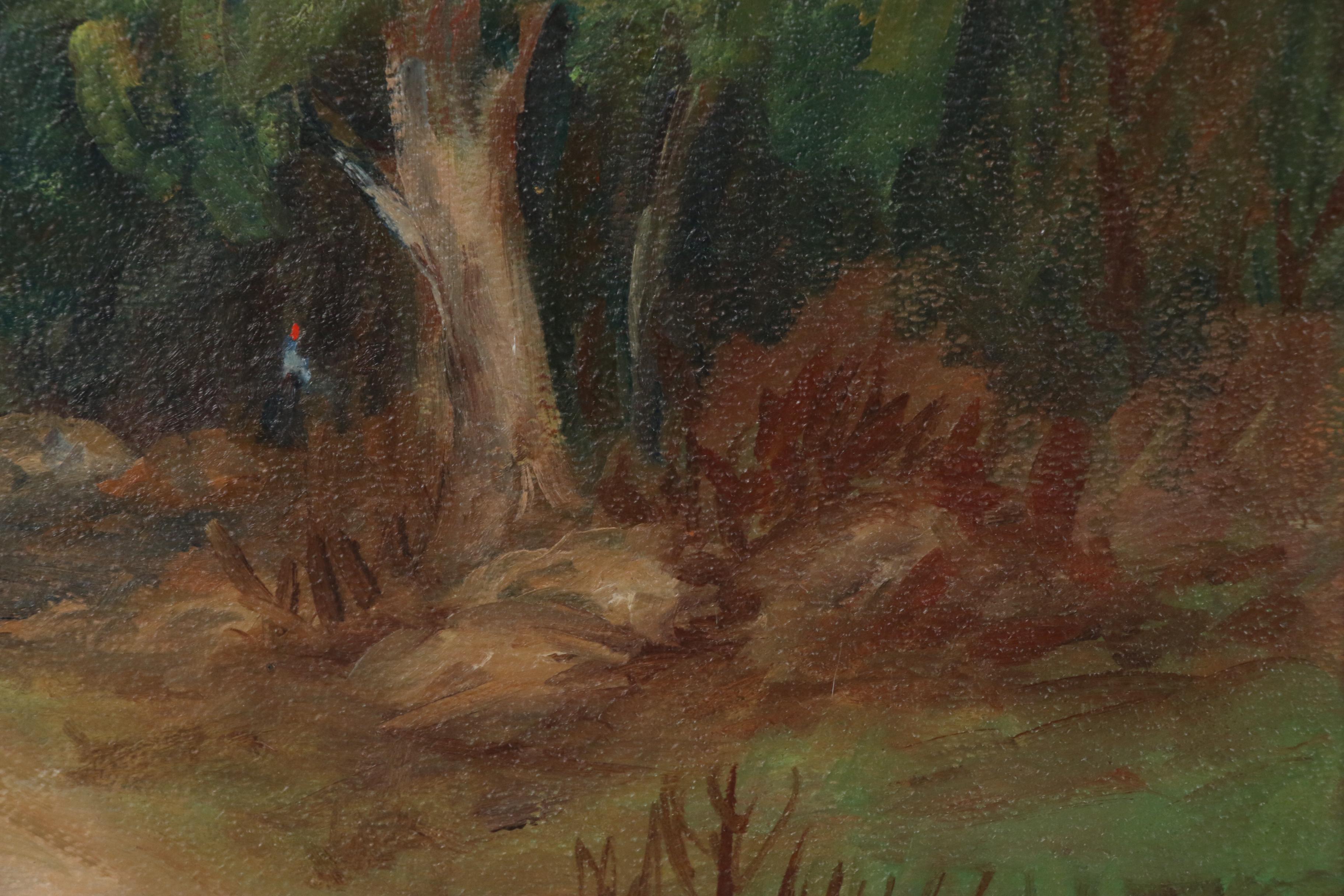 Ollie Payne Landscape Oil Painting, 1952