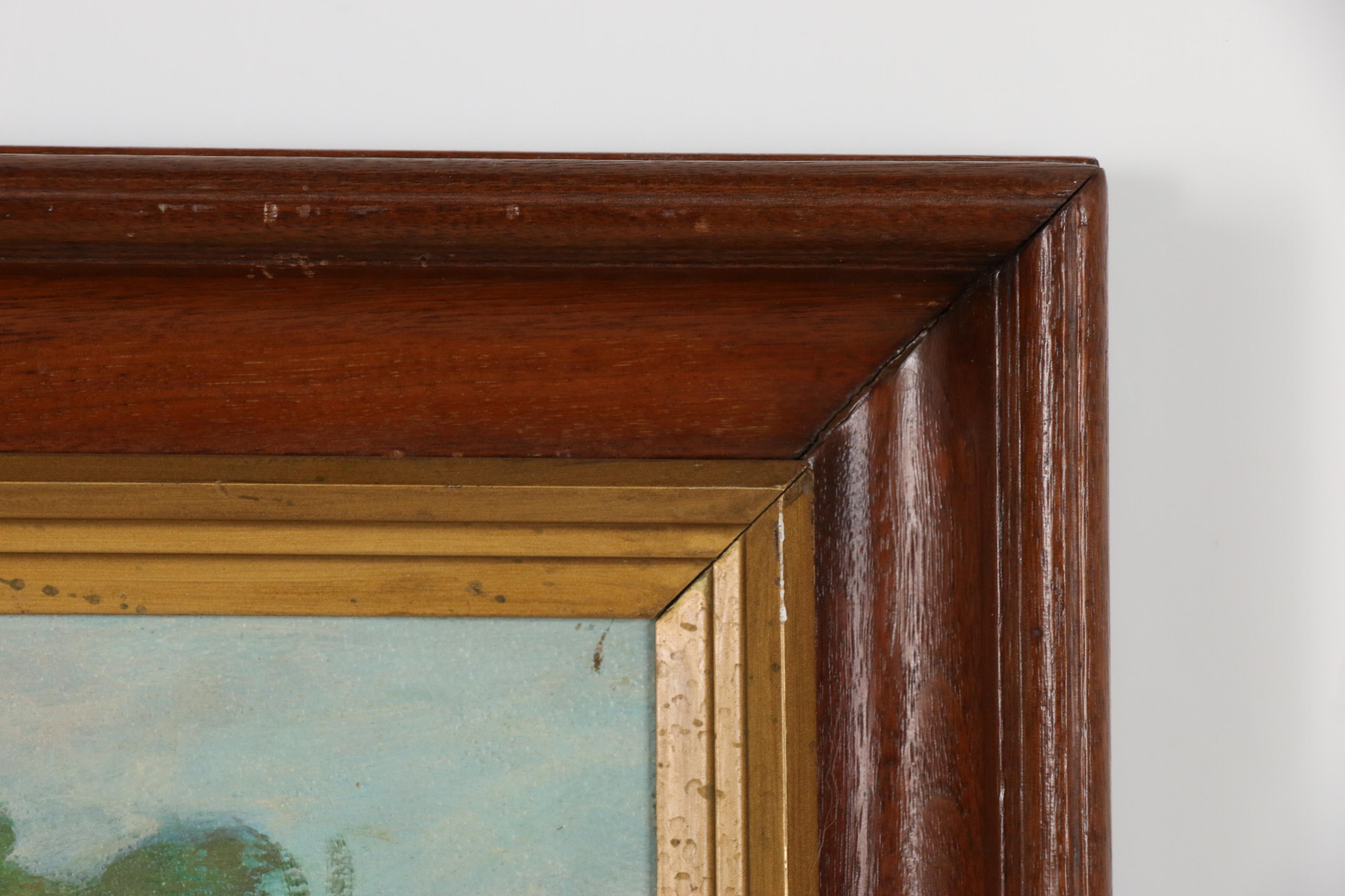 Ollie Payne Landscape Oil Painting, 1952