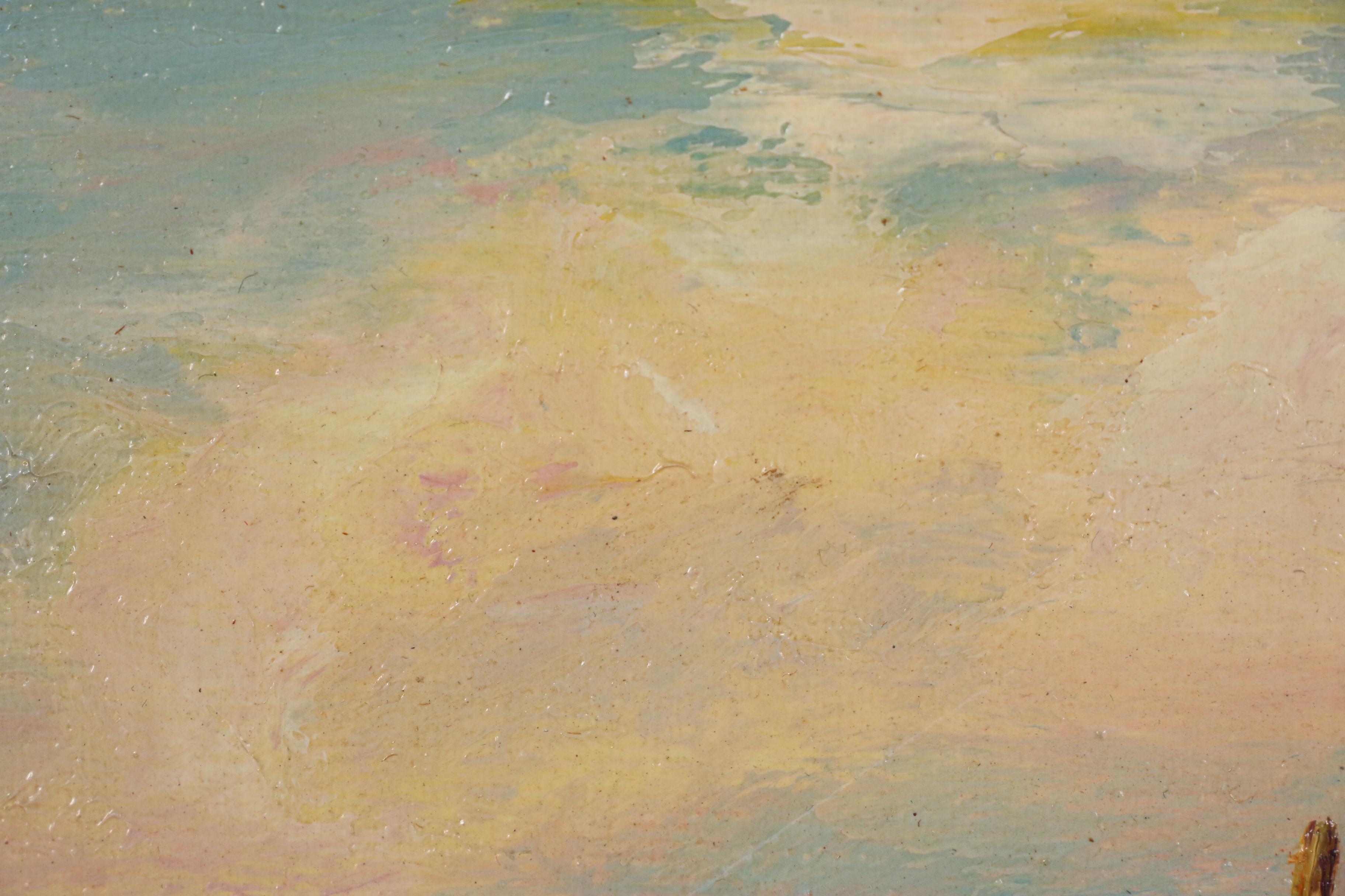 Leona Lindvig Desert Landscape Oil Painting