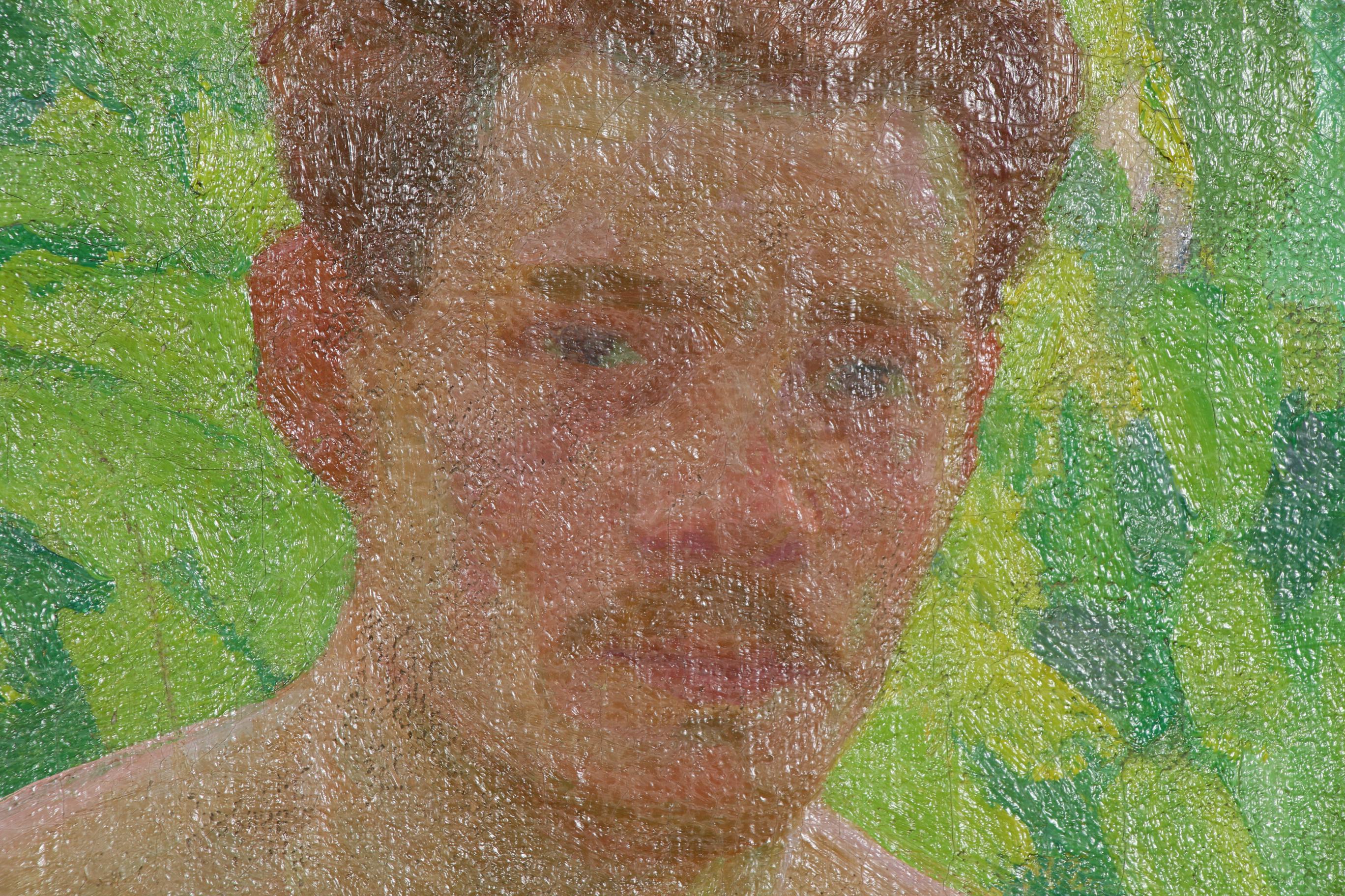 Artist Self-Portrait Oil Painting, 1938