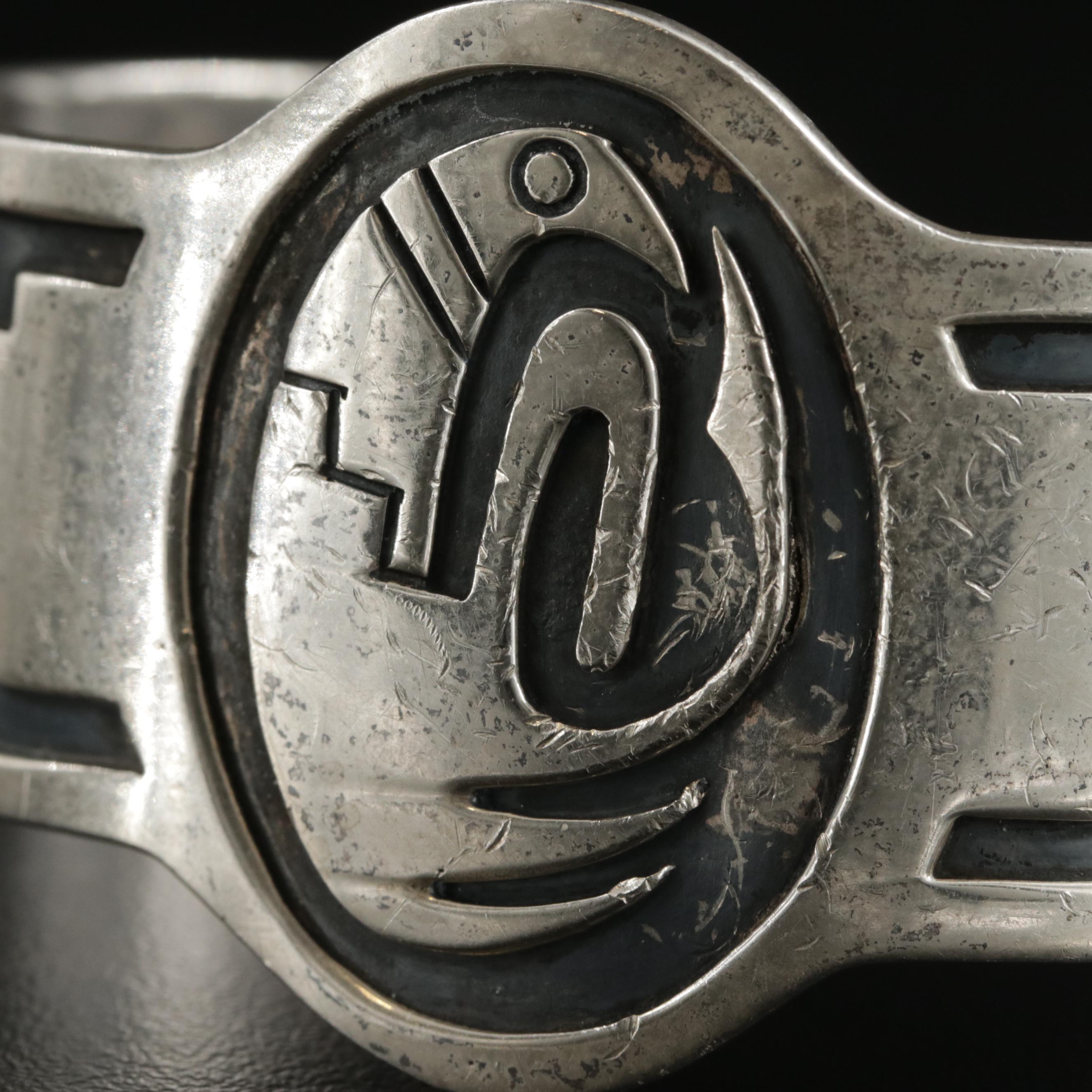 Wallie Sekayumptewa Hopi Sterling Cuff