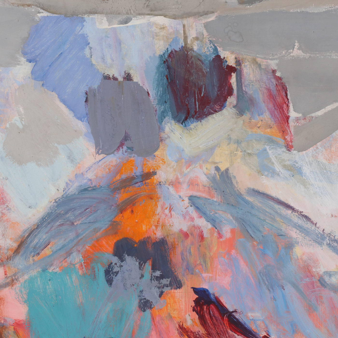 Paul Chidlaw Monumental Abstract Oil Painting "California Landscape"