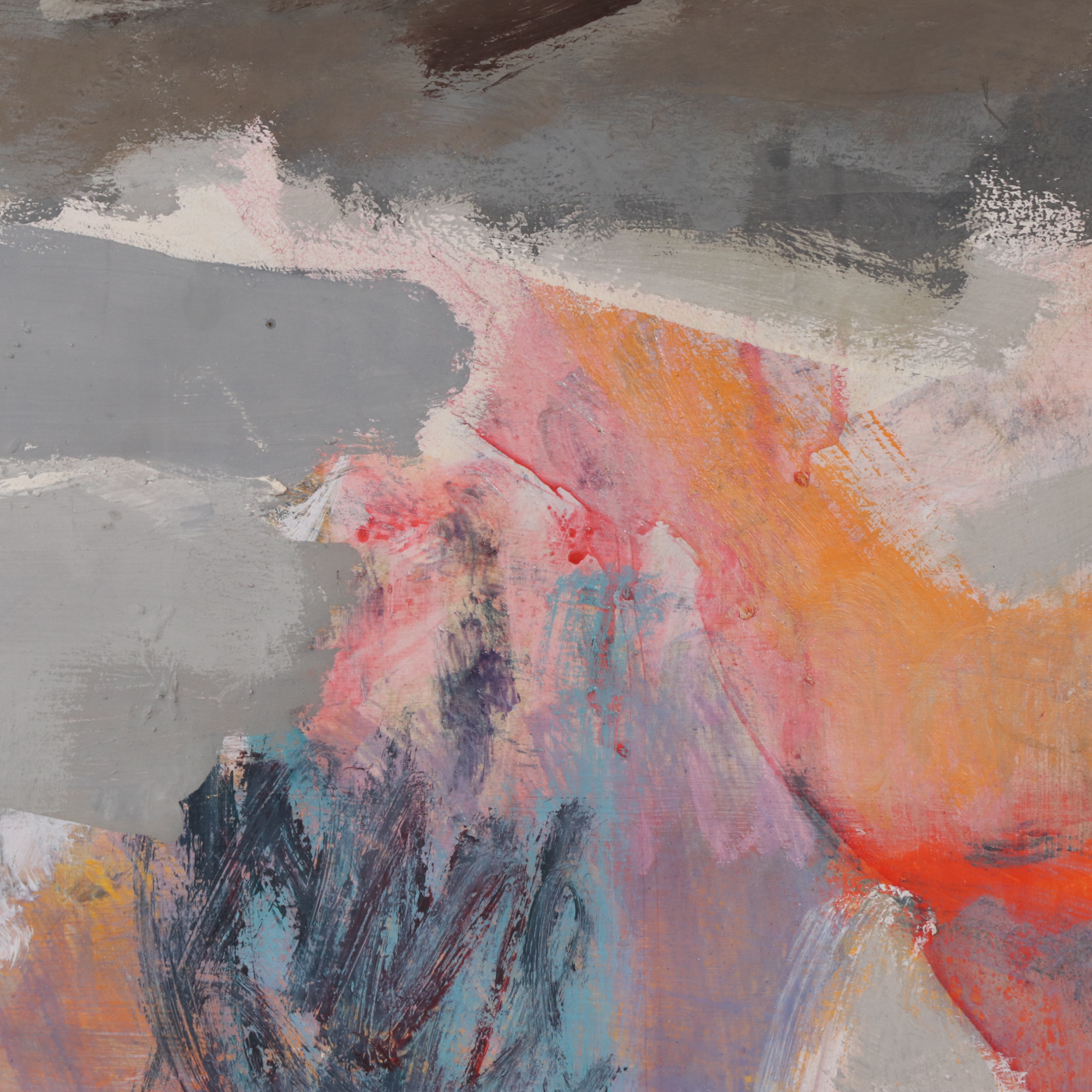 Paul Chidlaw Monumental Abstract Oil Painting "California Landscape"