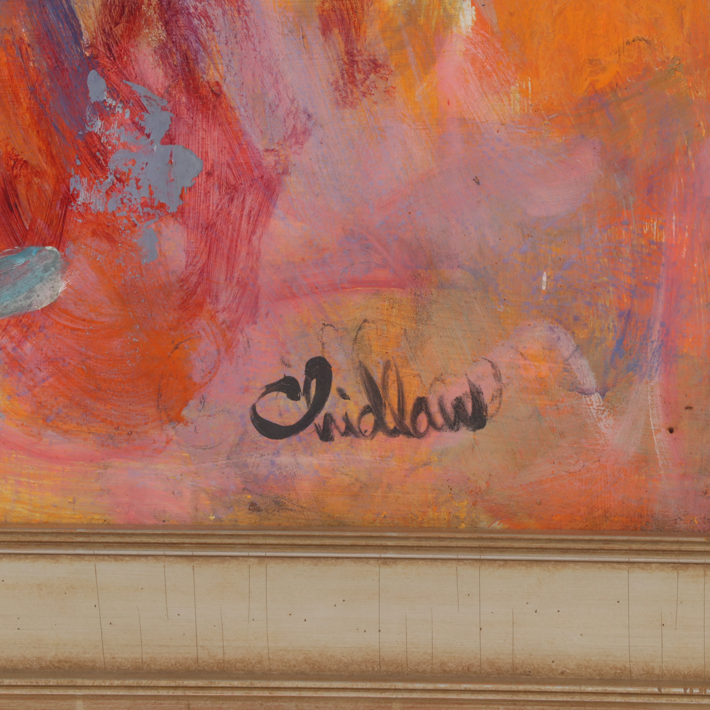 Paul Chidlaw Monumental Abstract Oil Painting "California Landscape"