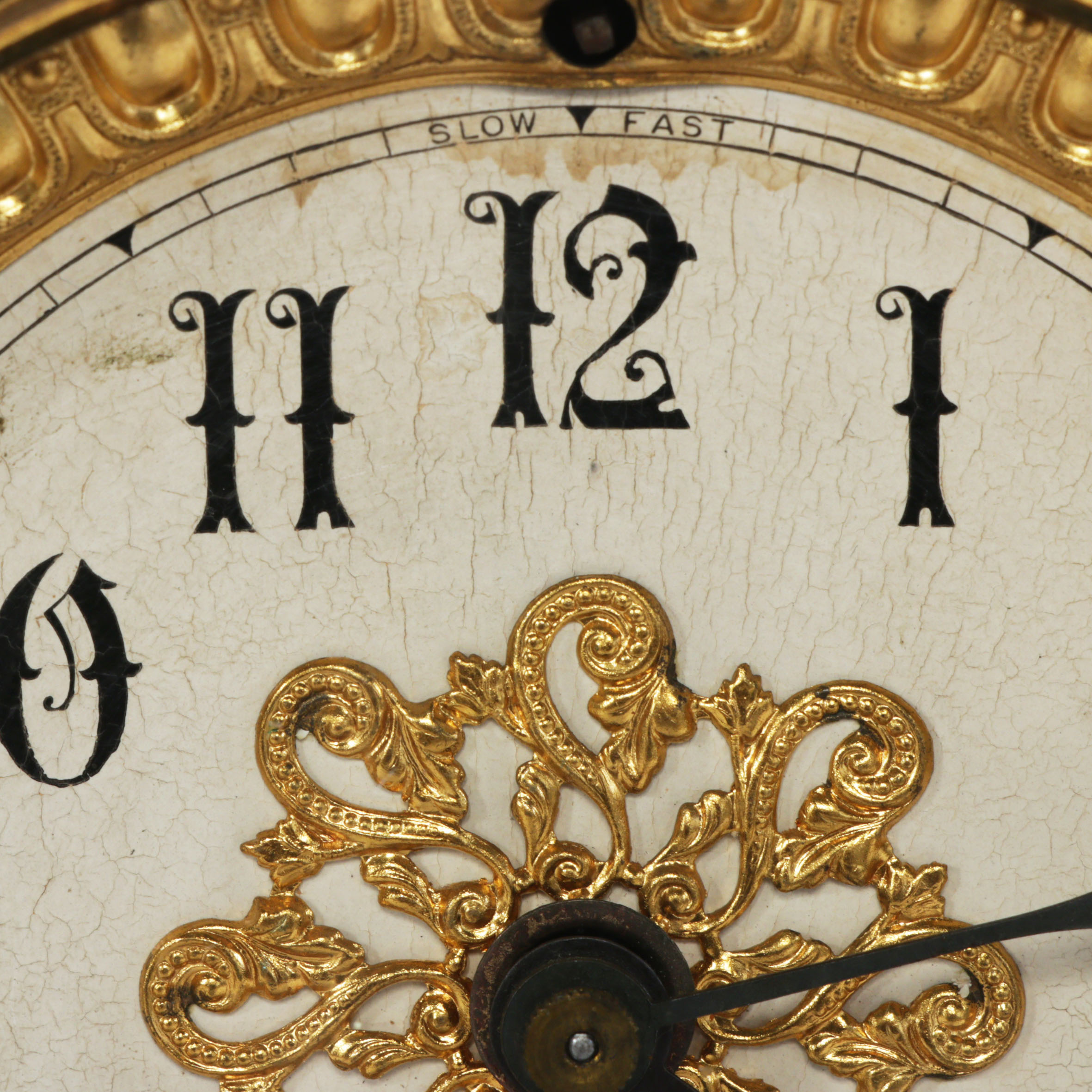 Ansonia Royal Bonn Porcelain Mantel Clock