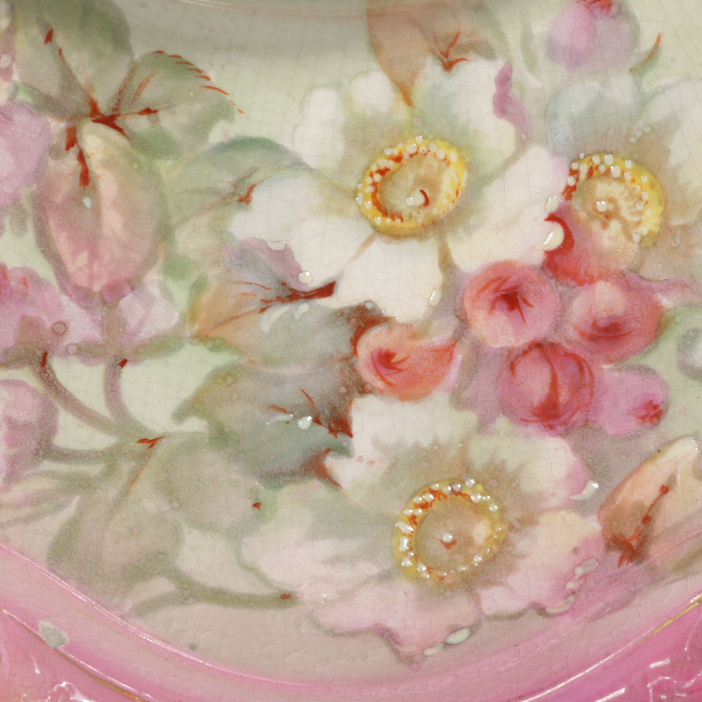 Ansonia Royal Bonn Porcelain Mantel Clock