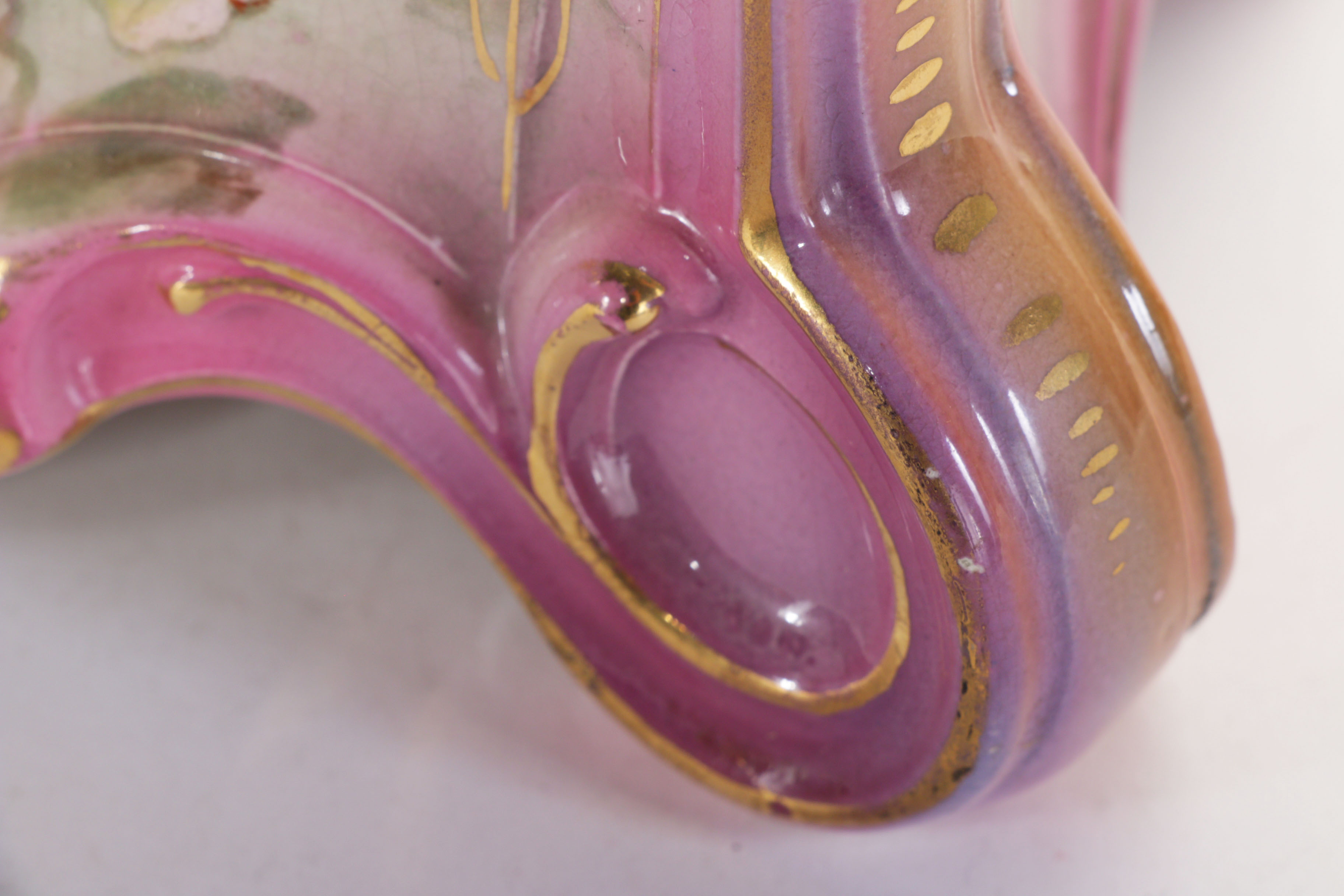 Ansonia Royal Bonn Porcelain Mantel Clock