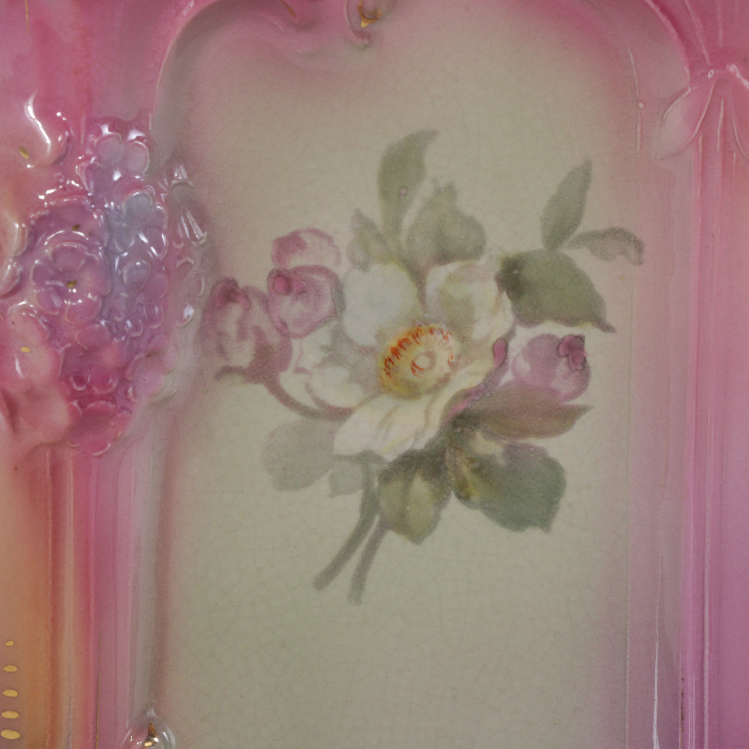 Ansonia Royal Bonn Porcelain Mantel Clock