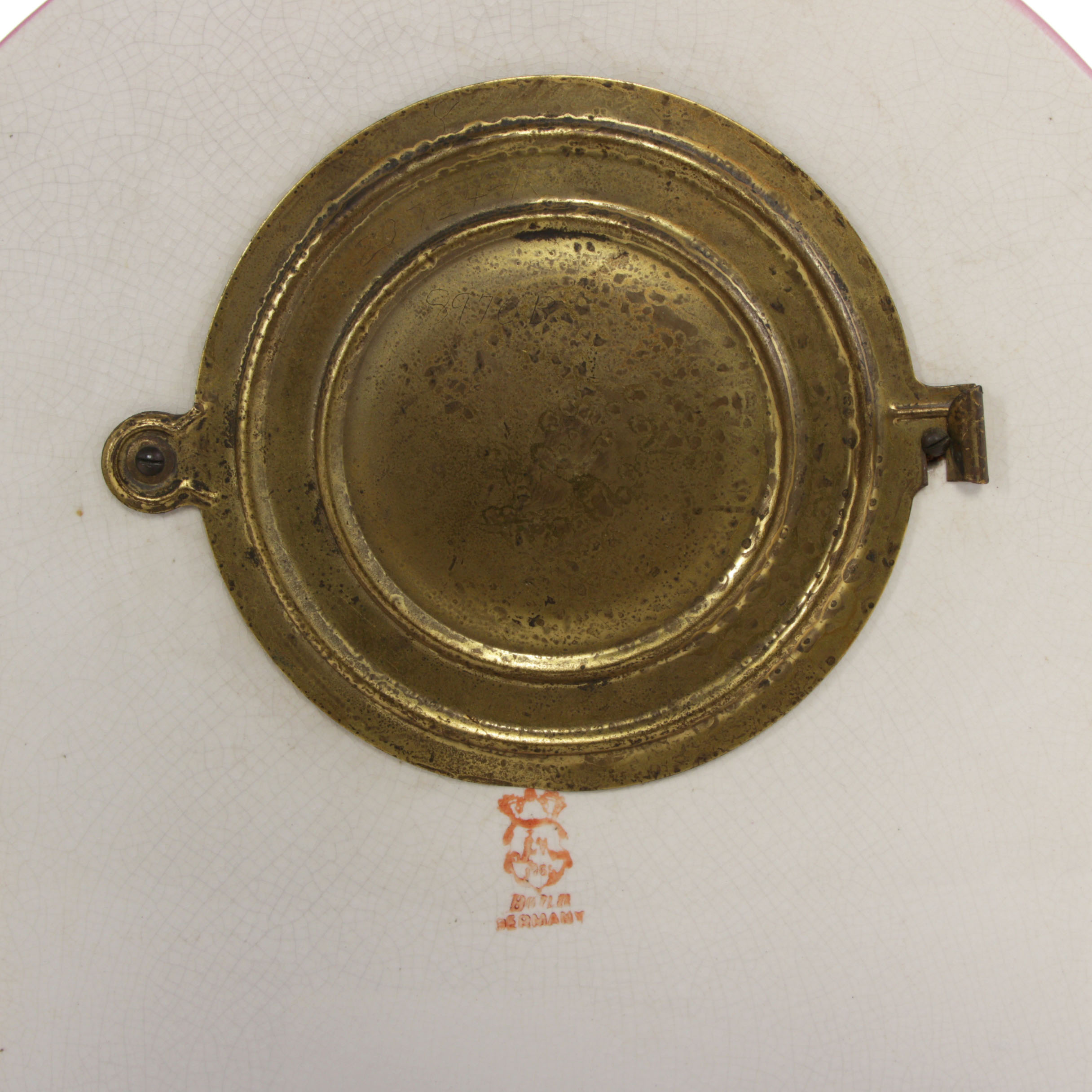 Ansonia Royal Bonn Porcelain Mantel Clock