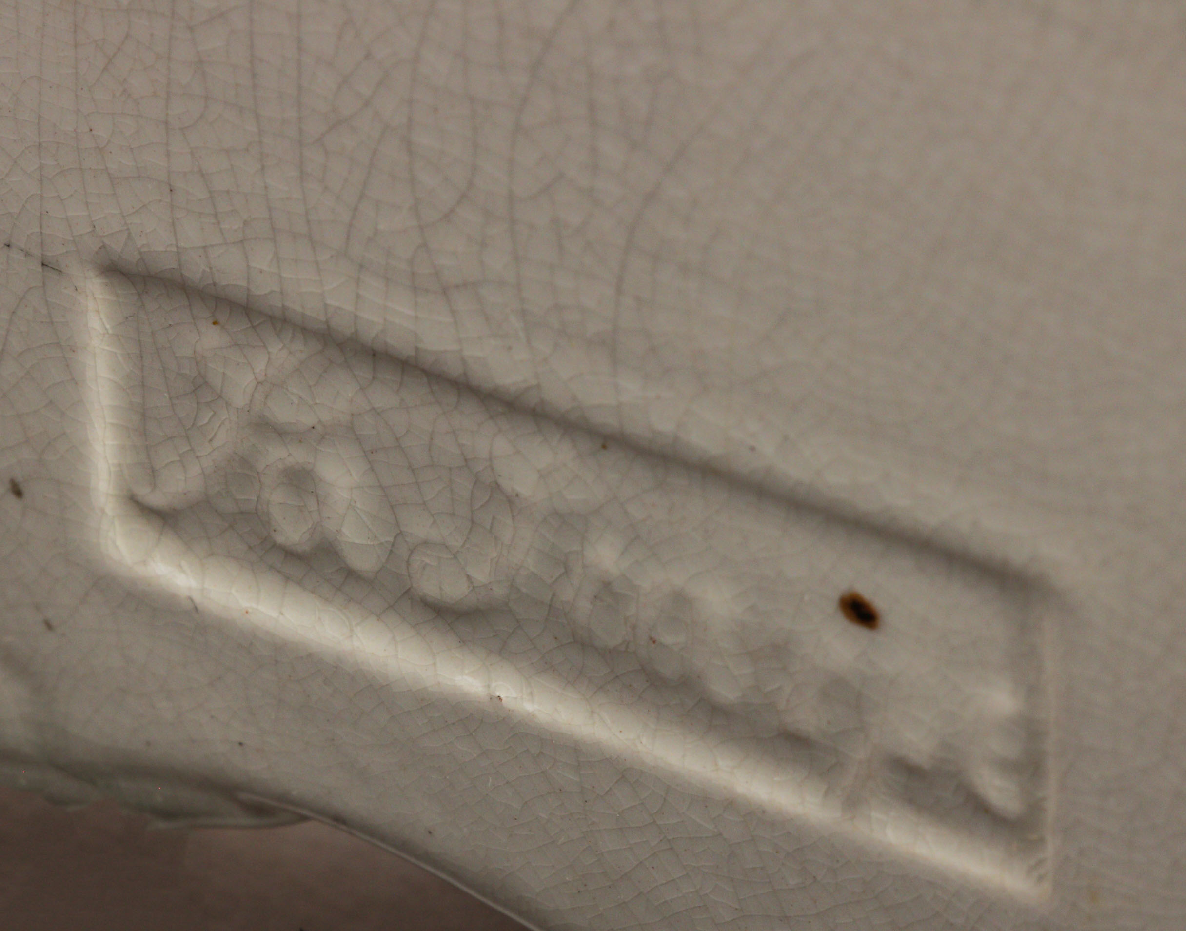 Ansonia Royal Bonn Porcelain Mantel Clock