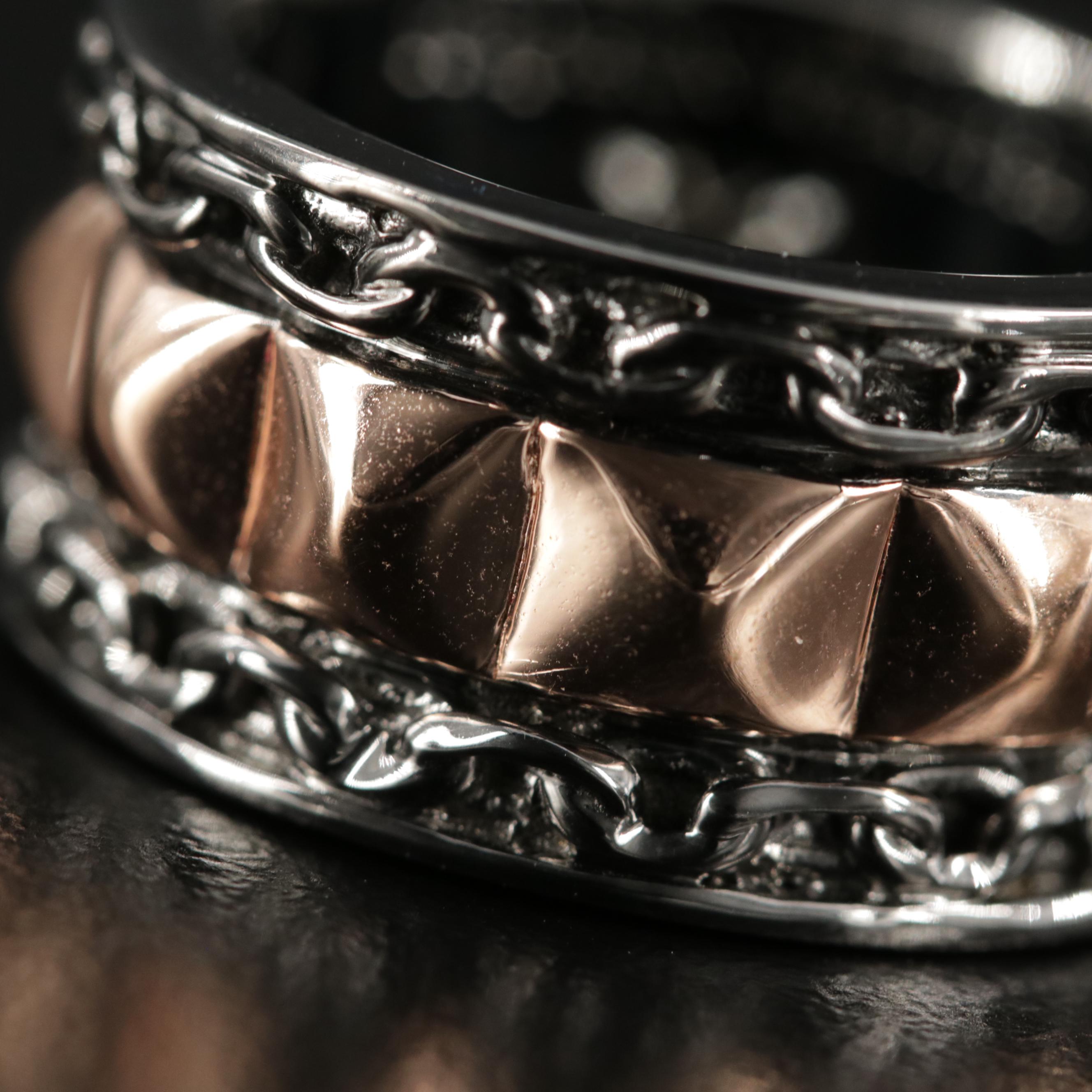 Stephen Webster Sterling Silver Chain Motif Superstud Band