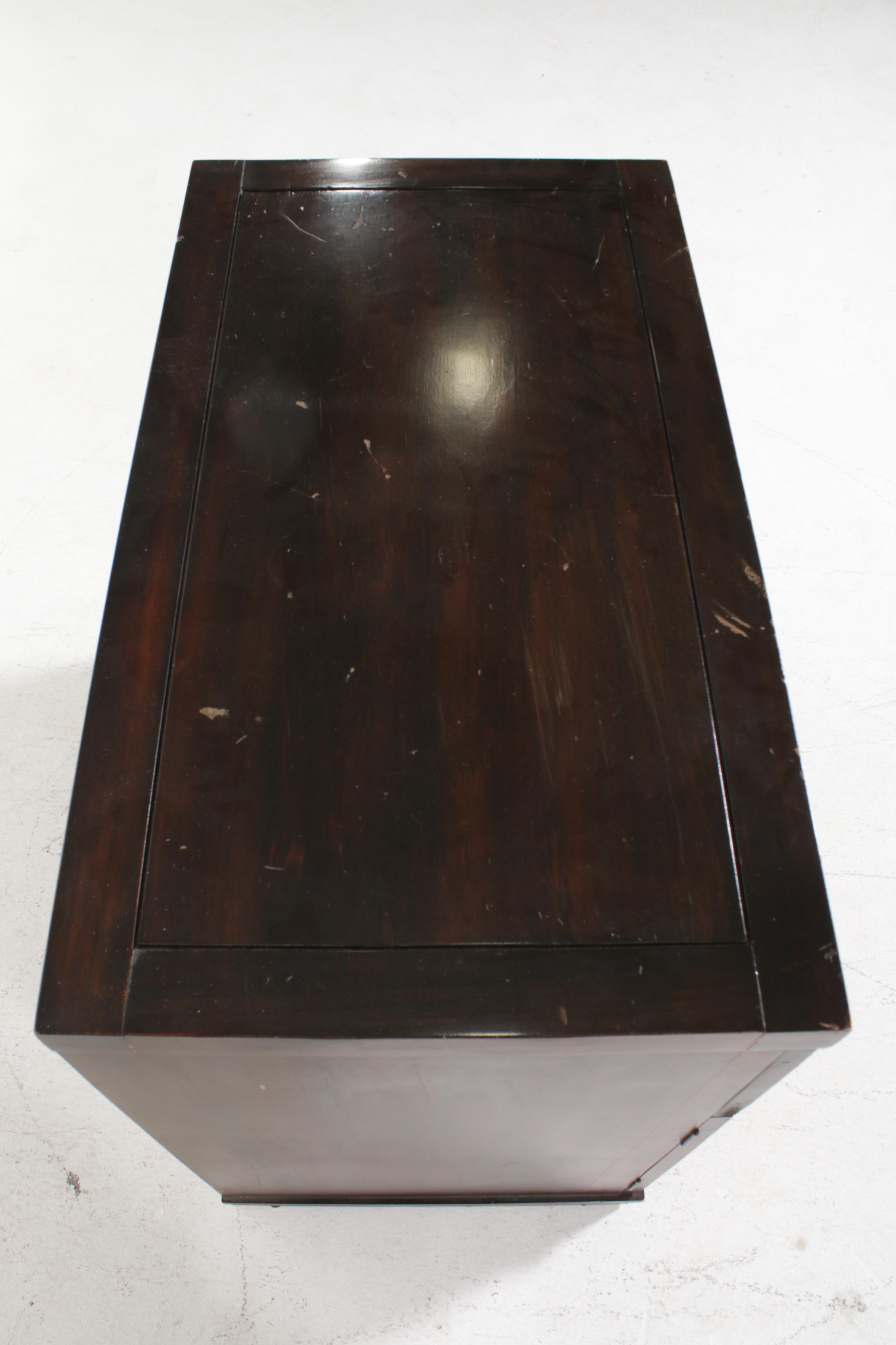 Pier 1 Imports Asian Style Bamboo Accented Top Drawer Cabinet