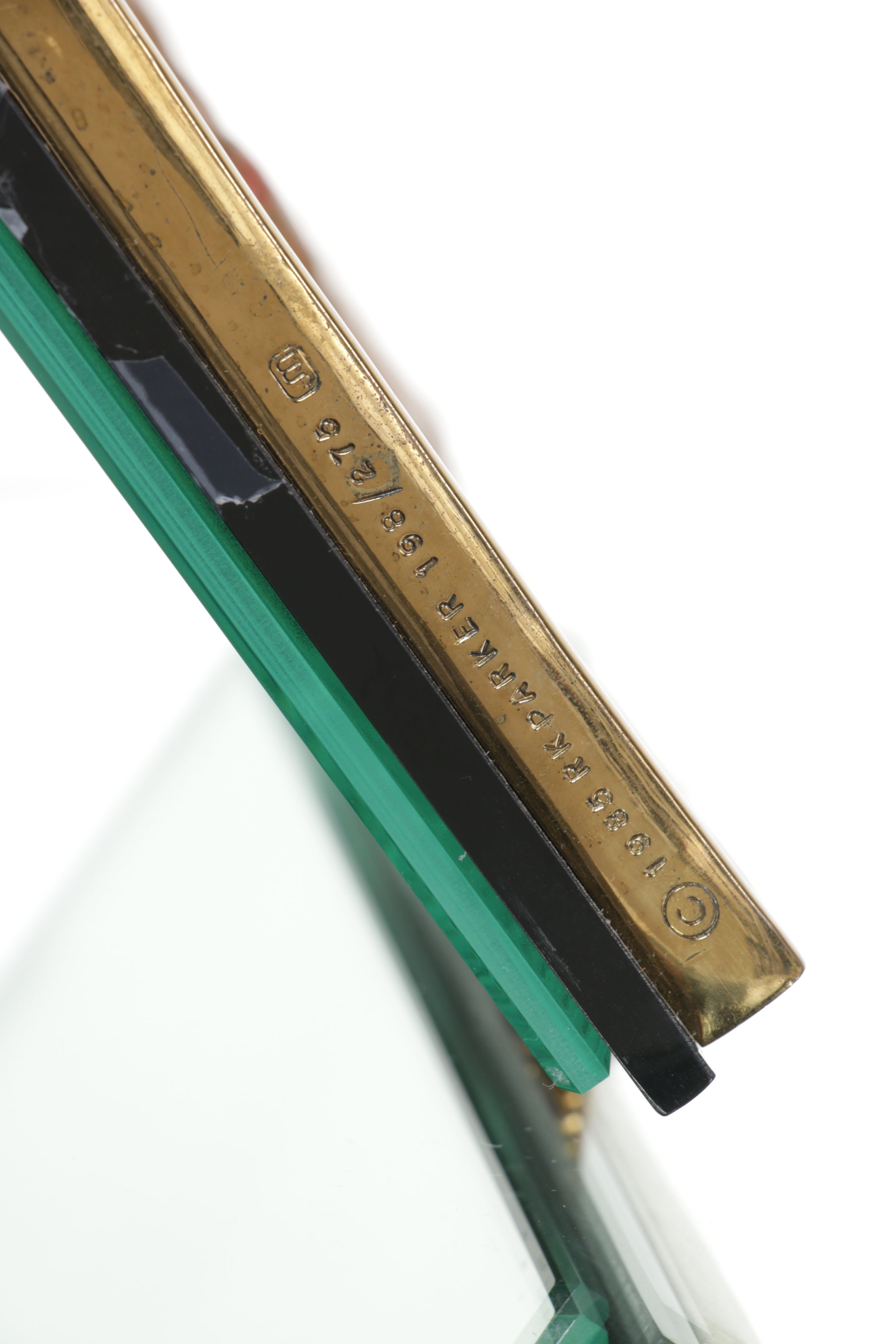 Erté Limited Edition "Femme Fatale" Cold Painted Bronze Vanity Mirror, 1985