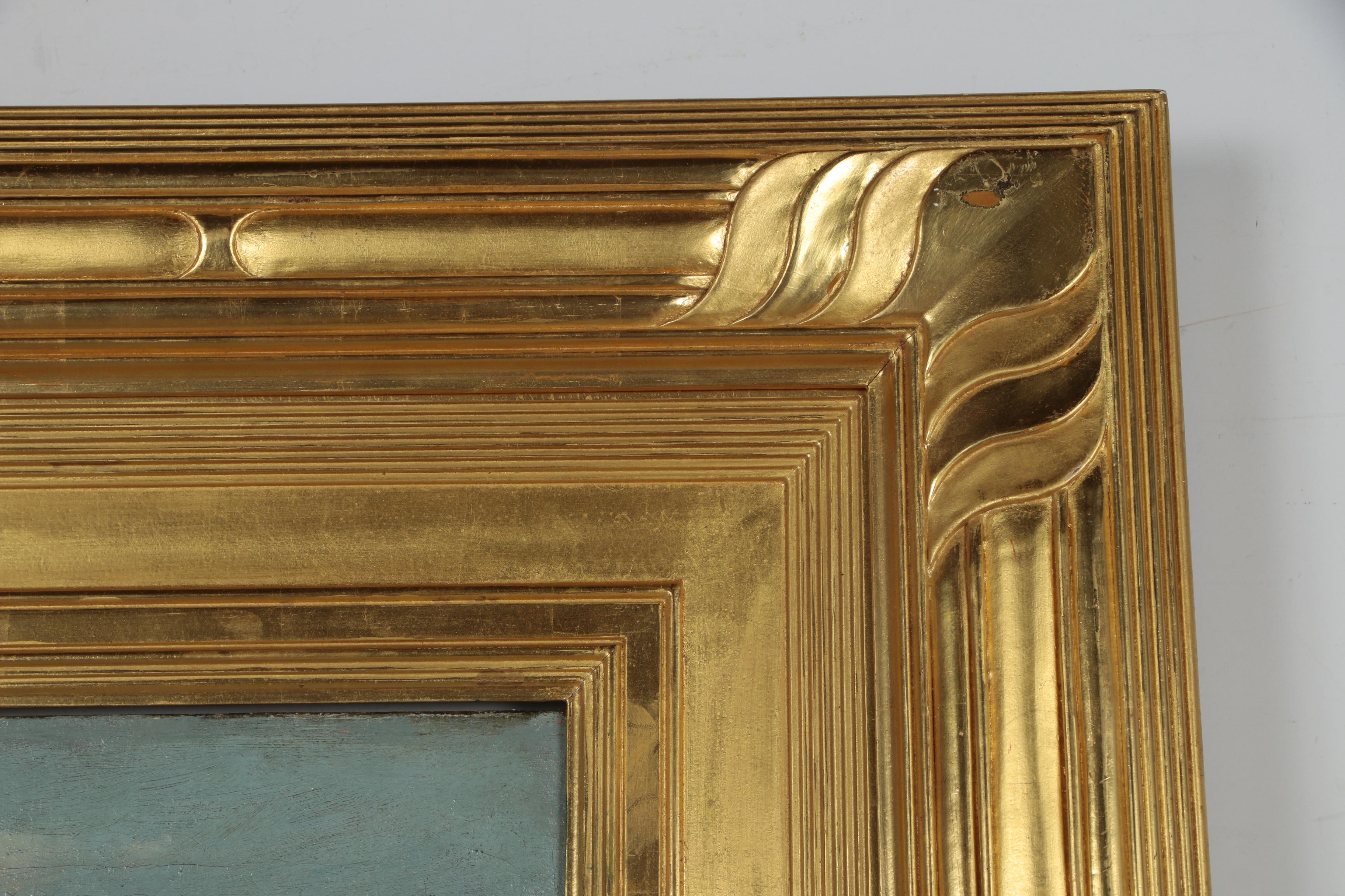 Charles Paul Gruppé Portrait Oil Painting, Early 20th Century