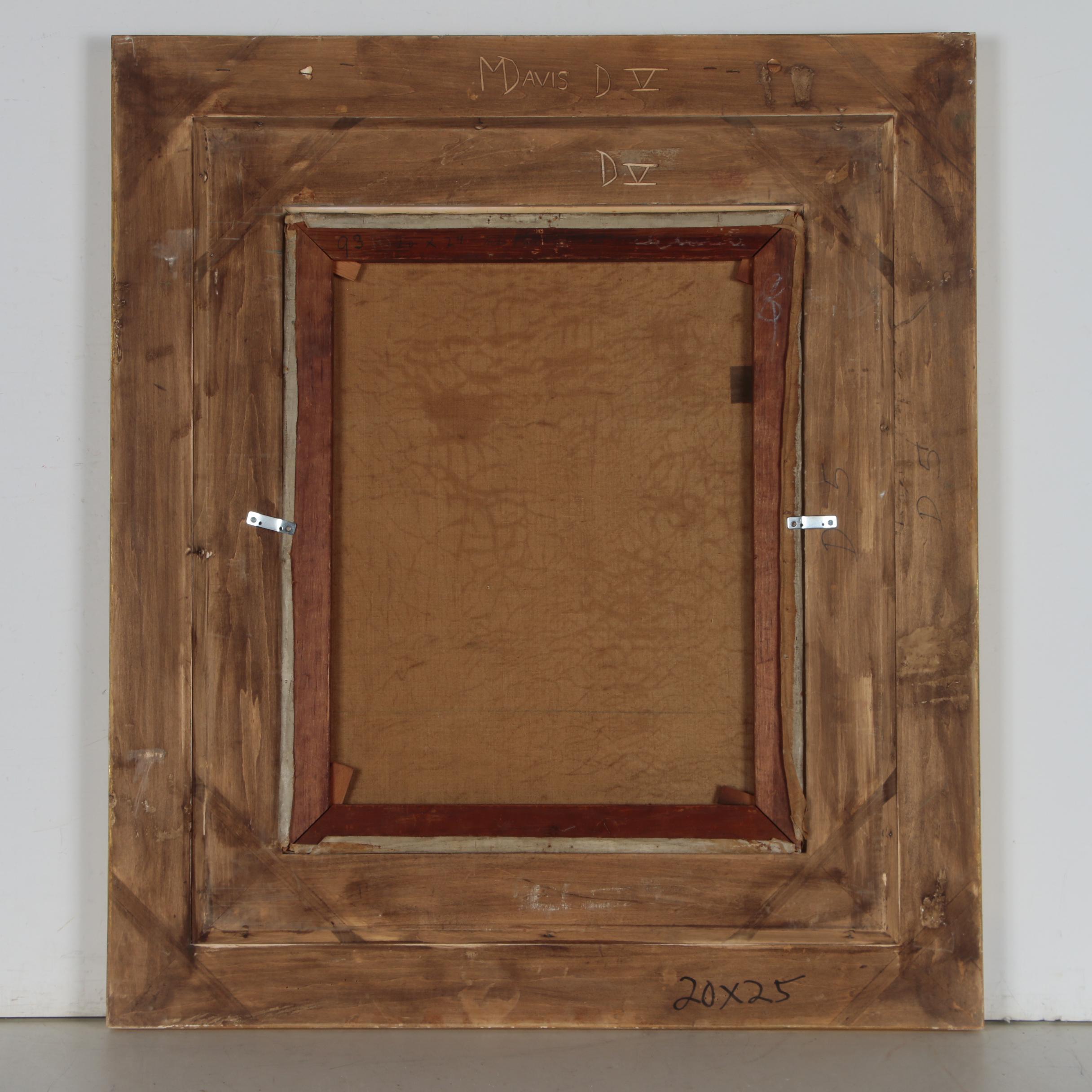 Charles Paul Gruppé Portrait Oil Painting, Early 20th Century