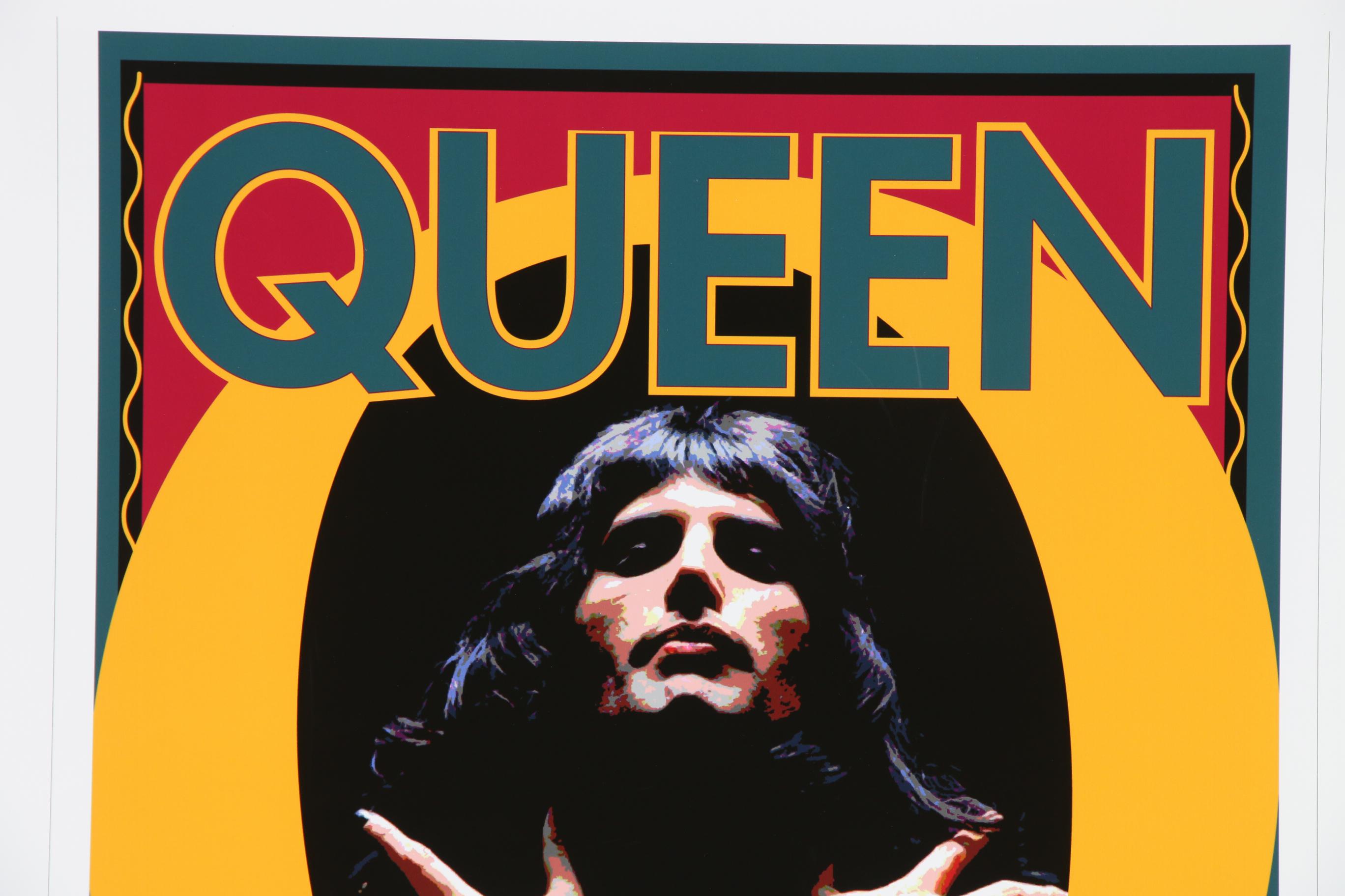 David Edward Byrd Giclée "Queen First Tour Regis College, Denver 1974"