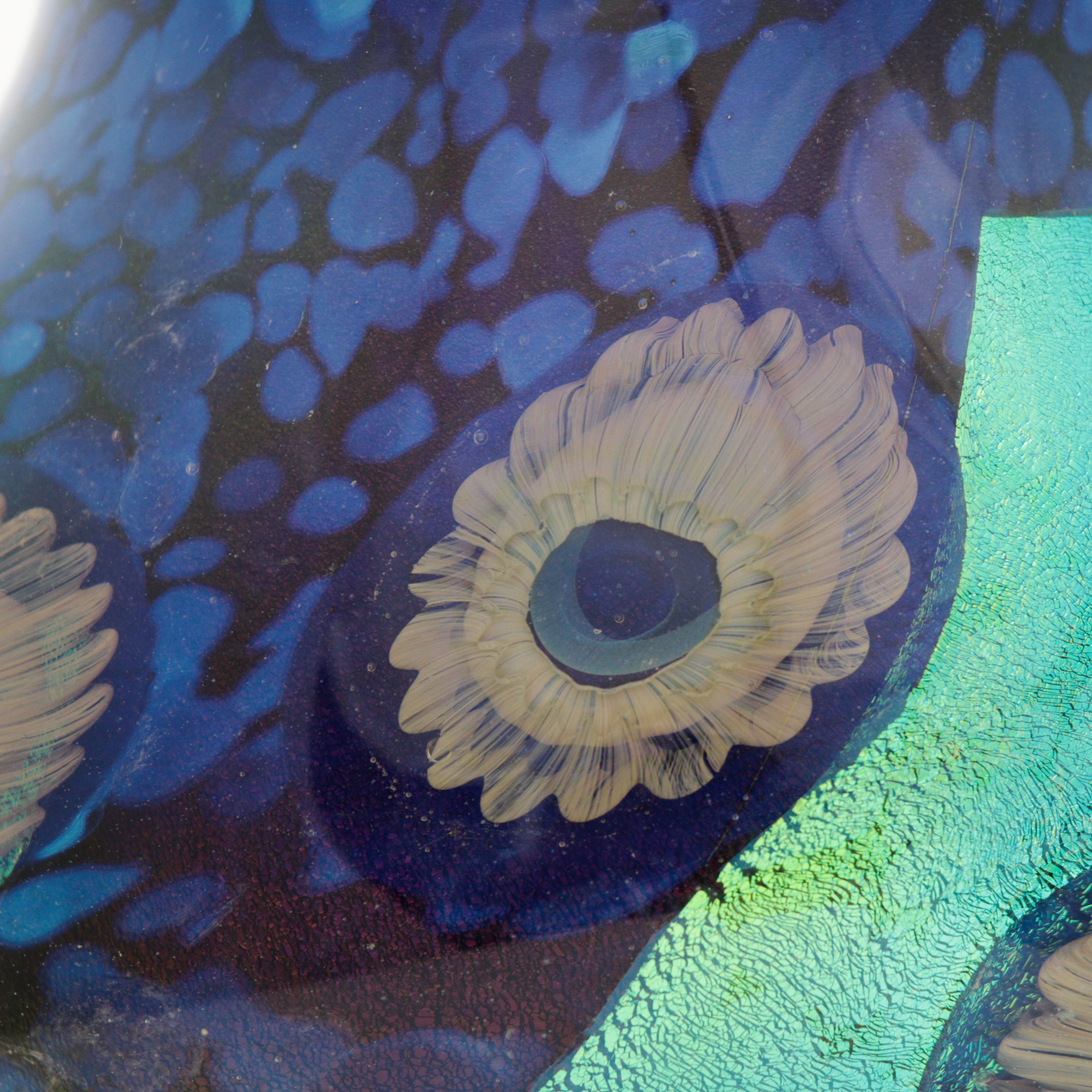 Robert Eickholt Hand Blown Art Glass Vase