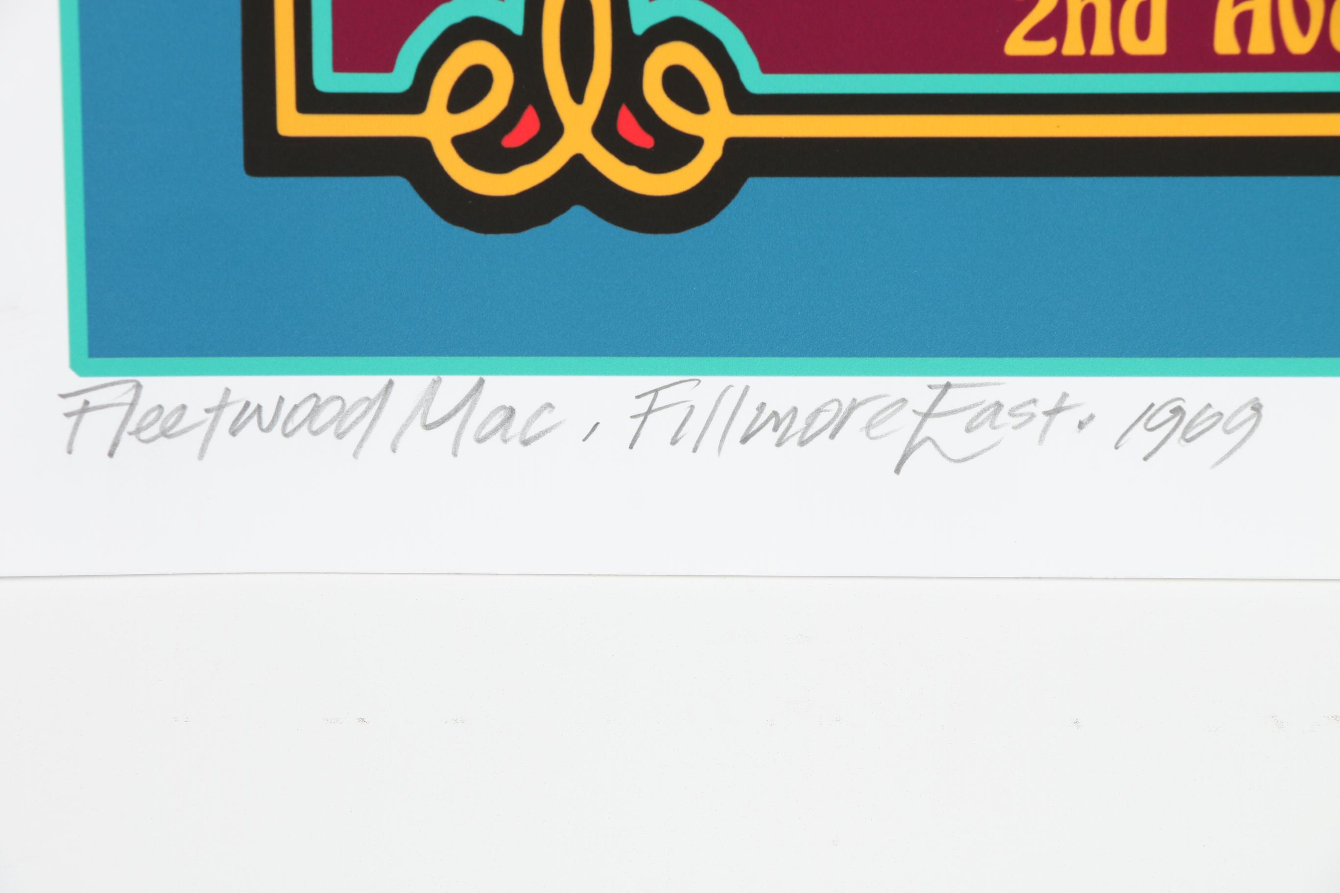 David Edward Byrd Giclée "Fleetwood Mac at the Fillmore East 1969"