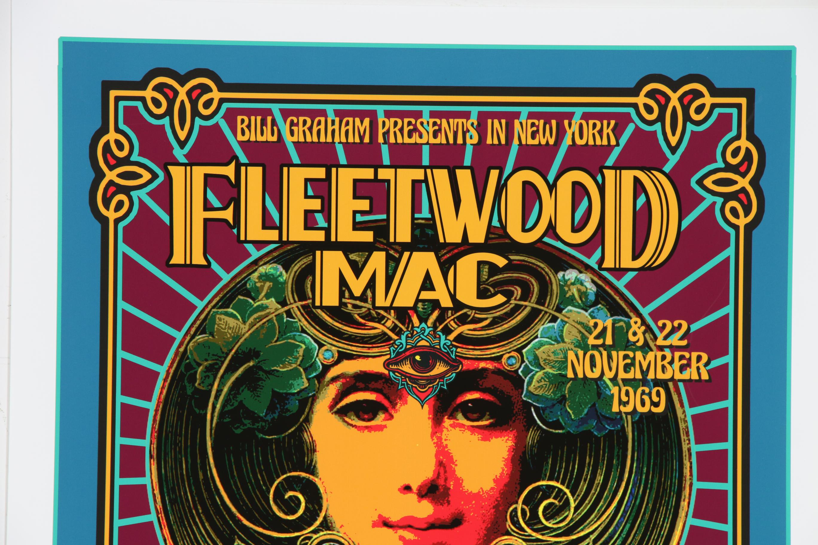 David Edward Byrd Giclée "Fleetwood Mac at the Fillmore East 1969"