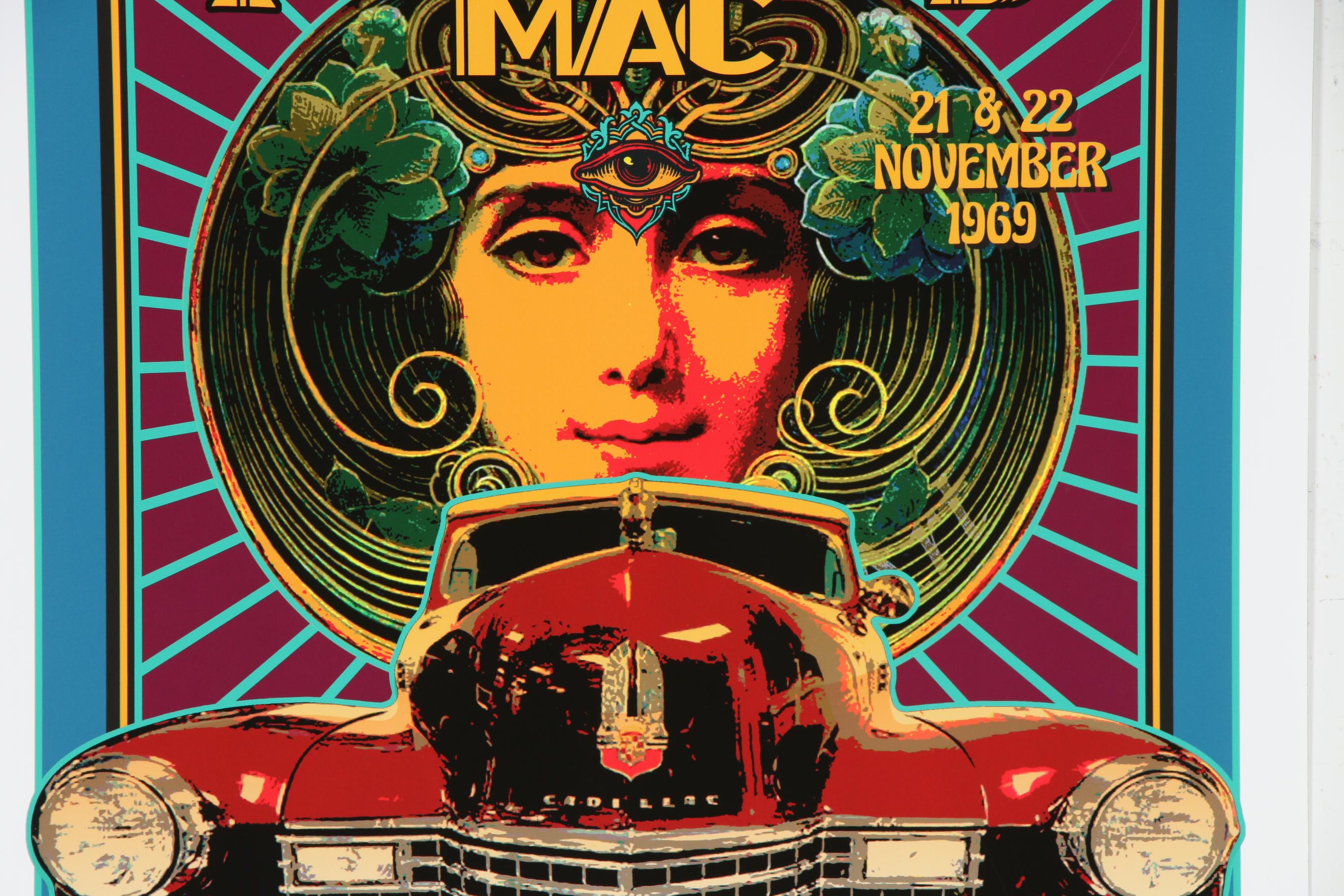 David Edward Byrd Giclée "Fleetwood Mac at the Fillmore East 1969"