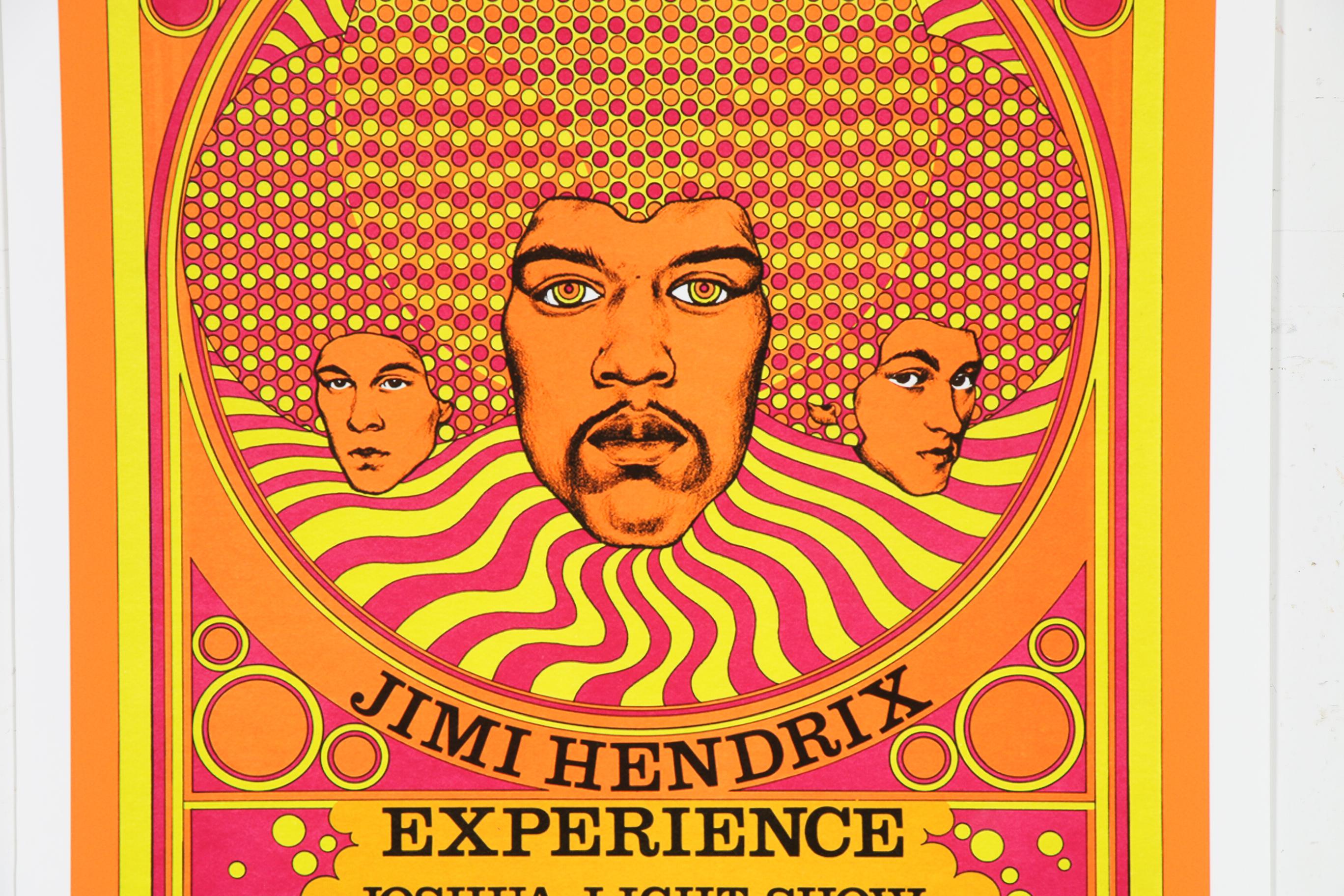 David Edward Byrd Giclée "Jimi Hendrix at the Fillmore East 1968"