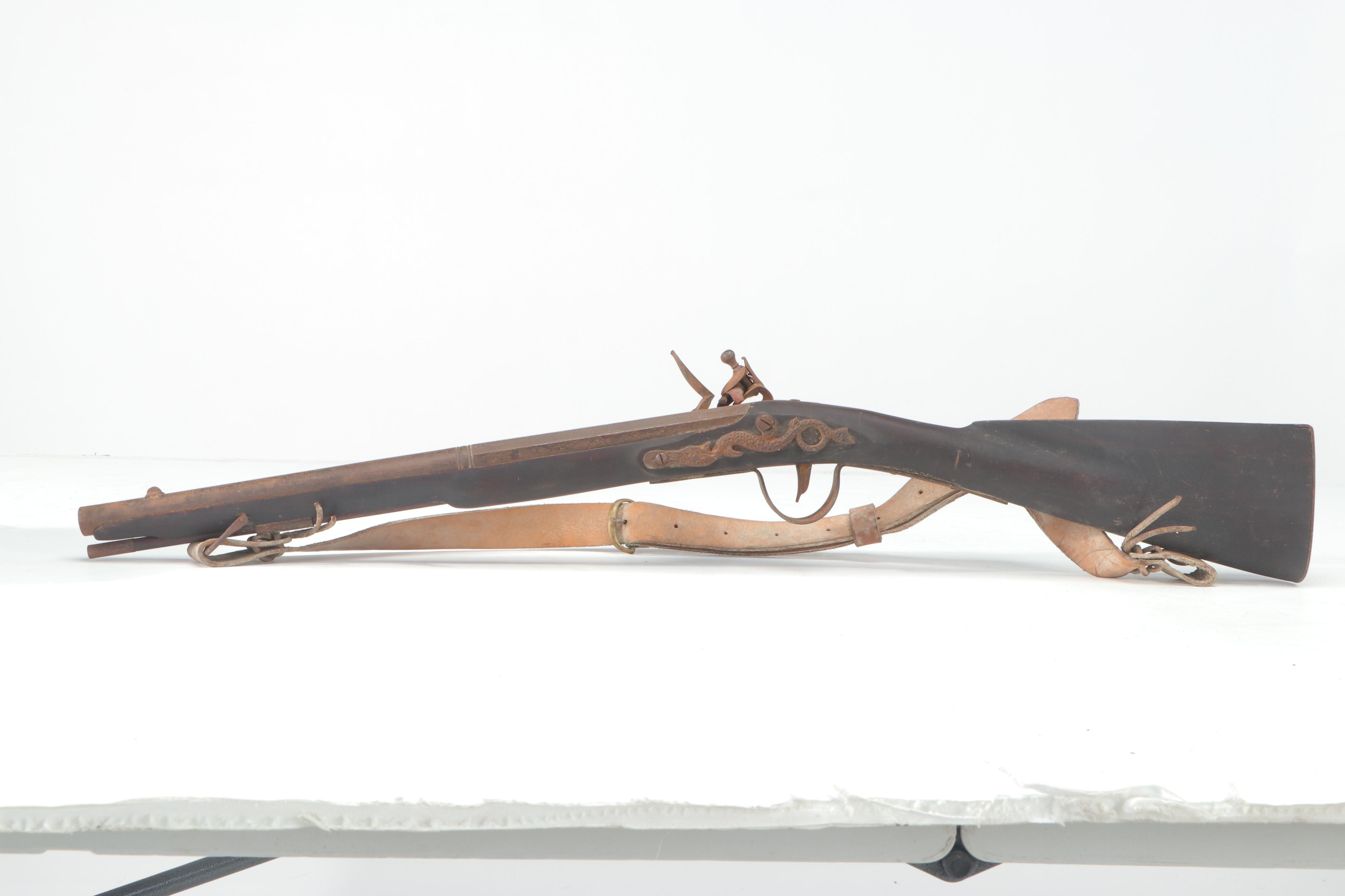 Jackie Brown Flintlock "Canoe Gun" with Sling