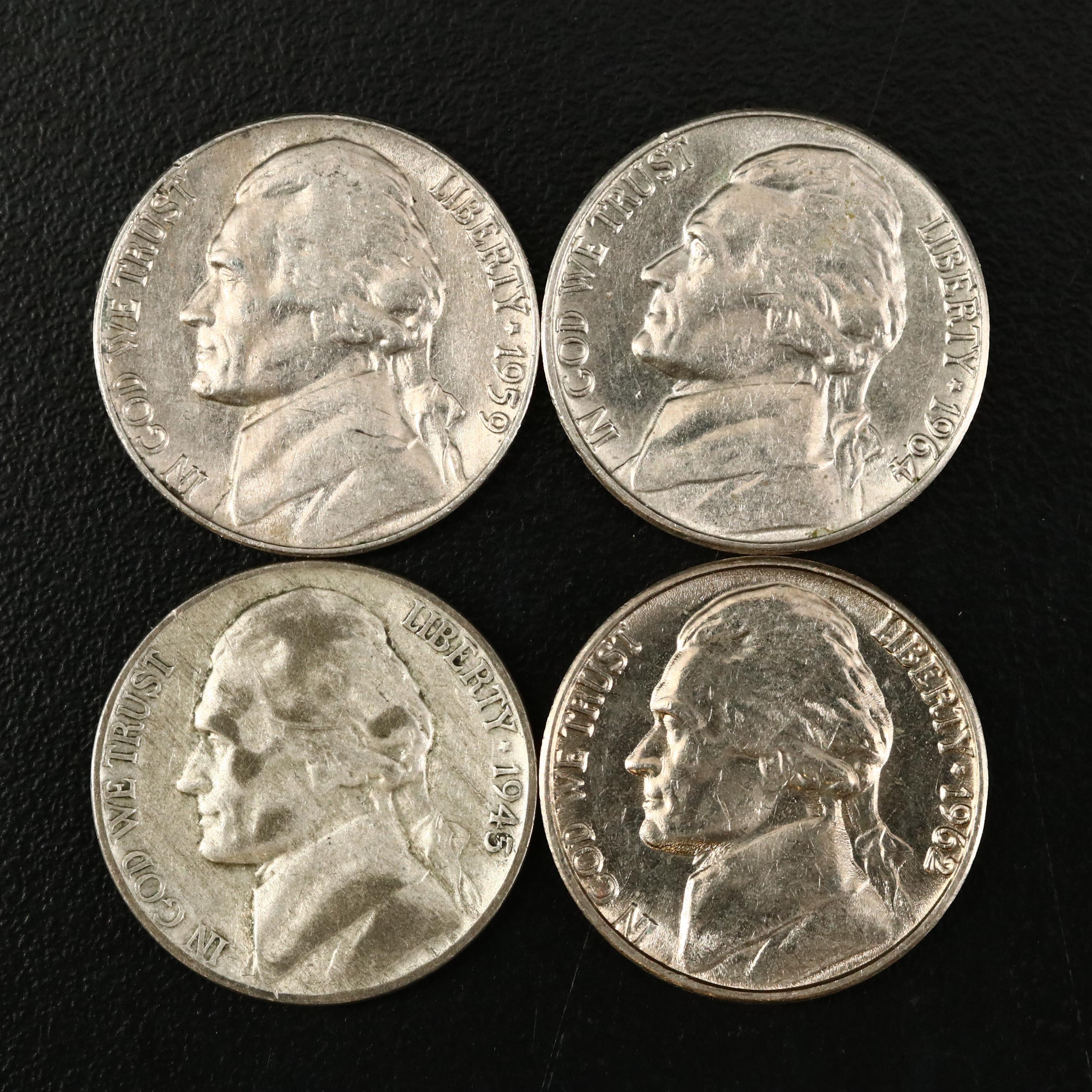 Collection of Vintage Nickels