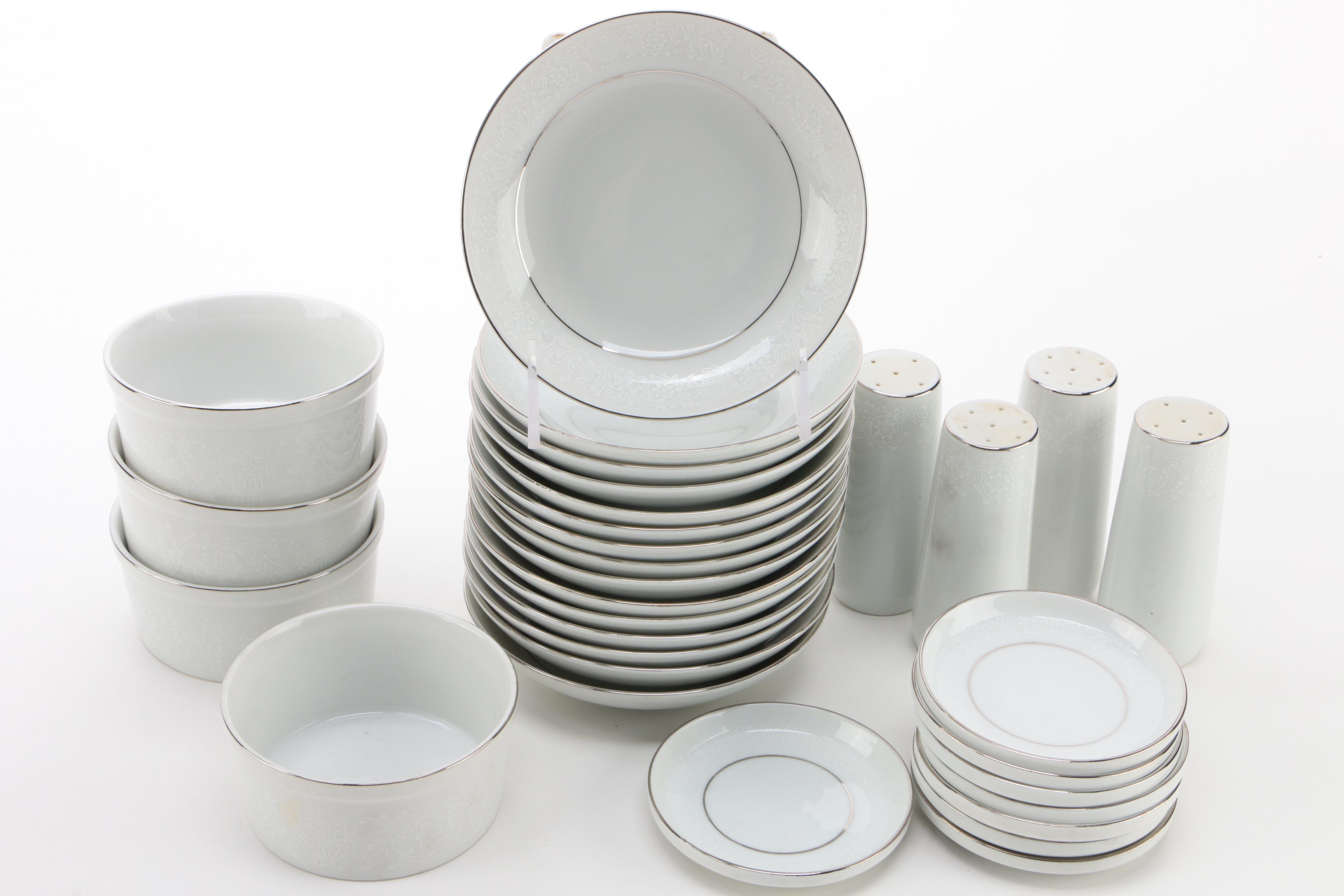 Crown Victoria "Lovelace" Bone China Dinner and Serveware